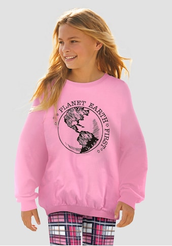 Arizona Sweatshirt »PLANET  EARTH  FIRST«, in extra weiter Form kaufen