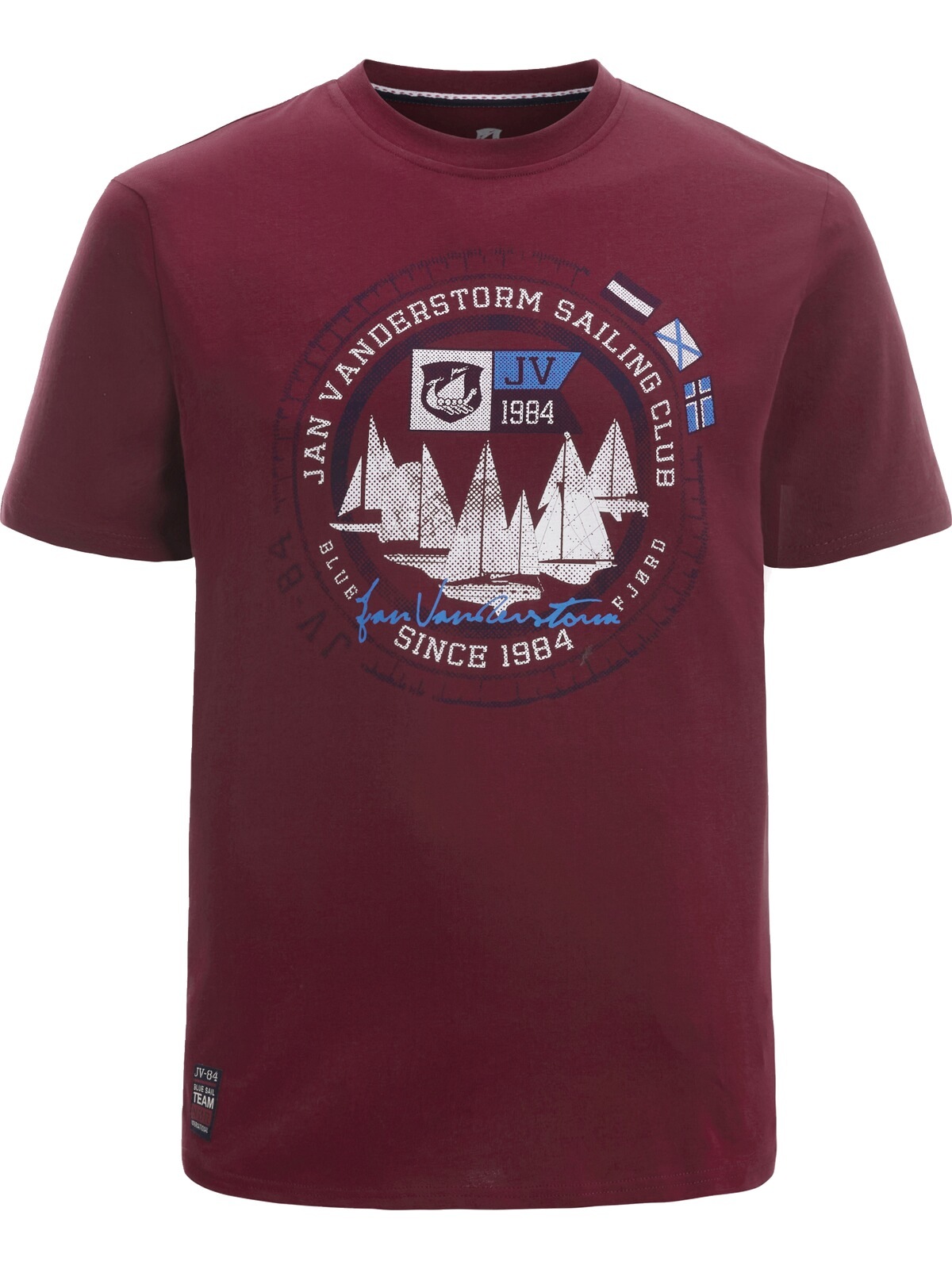 Jan Vanderstorm Rundhalsshirt "T-Shirt TERNO" 1 Stk. günstig online kaufen