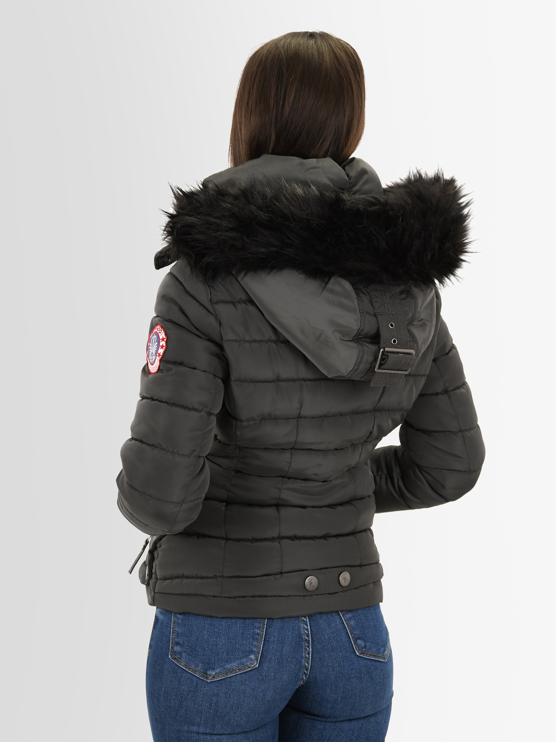 Navahoo hochwertige BAUR Winterjacke abnehmbarer Steppjacke online »Chloe«, | Kapuze mit bestellen