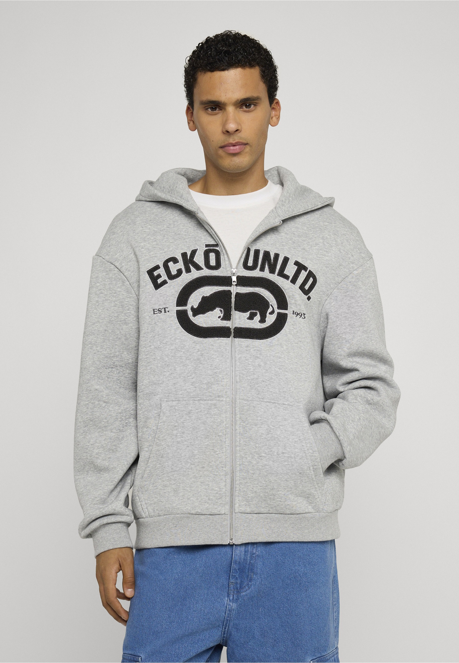 Ecko Unltd. Neopren-Hoodie »Ecko Unltd. Vintage Logo Zip-Hoodie« 1