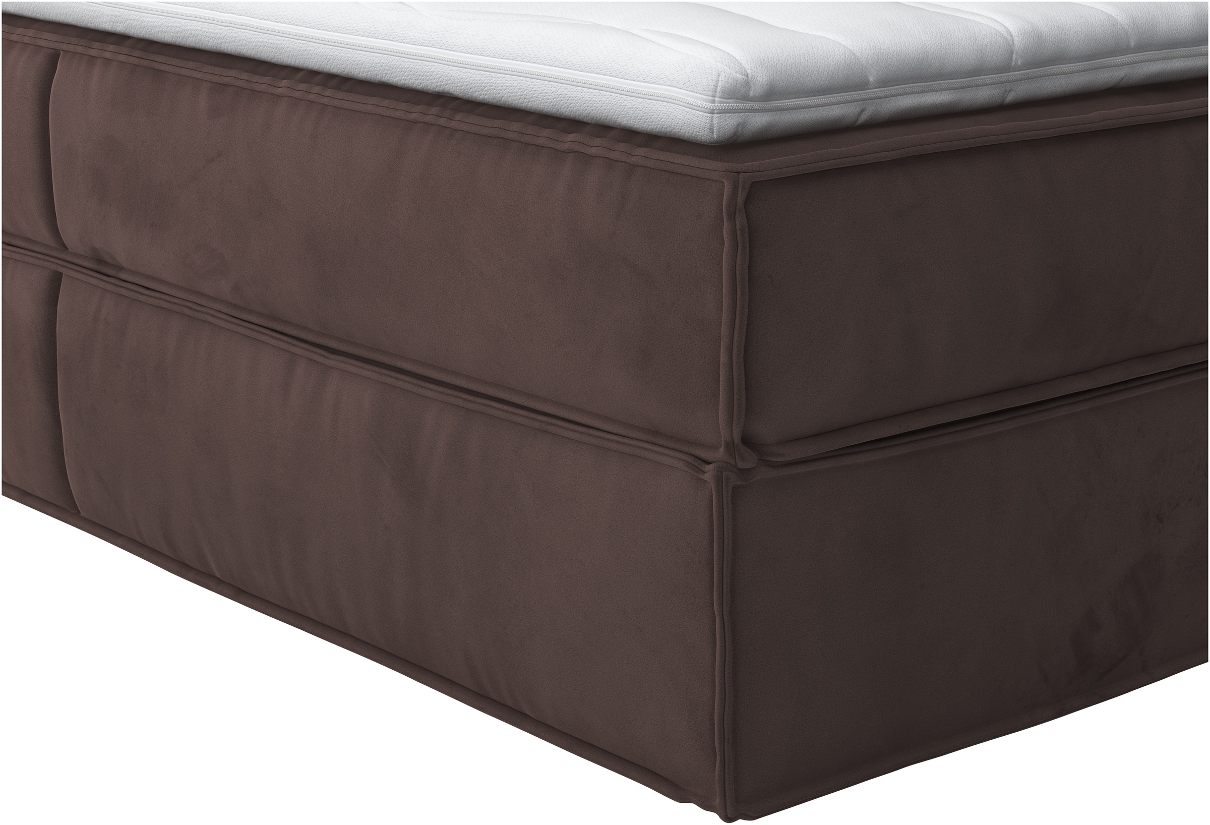 Home affaire Boxspringbett »Sacy«, Boxbett inkl. Topper, 2 Matratzen, Härtegrade H2, H3 und H4 wählbar