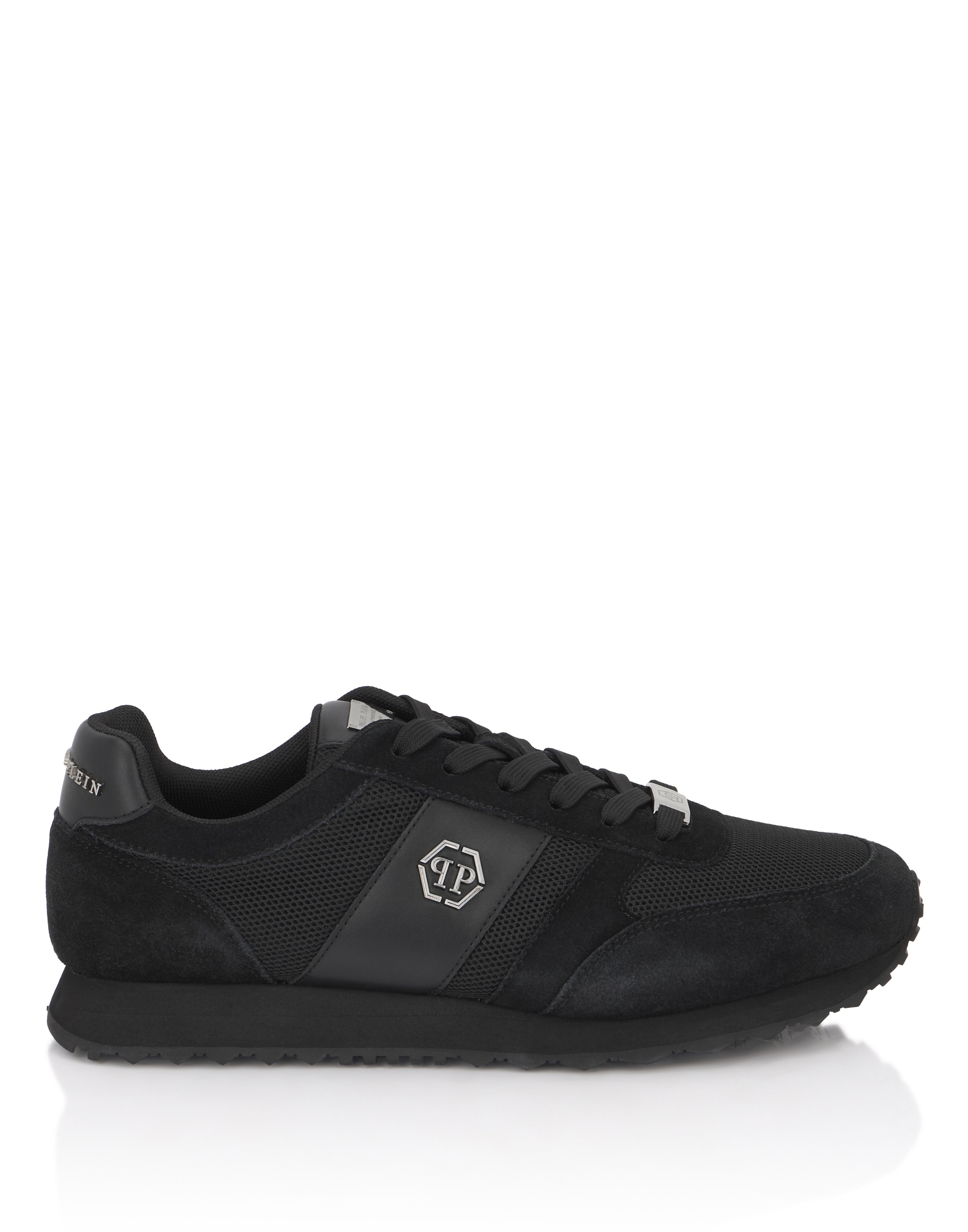 Sneaker PHILIPP PLEIN "Hexagon", Damen, Gr. 45, Normalschaft, 0202, schwarz, schwarz, Schuhe Sneaker 2