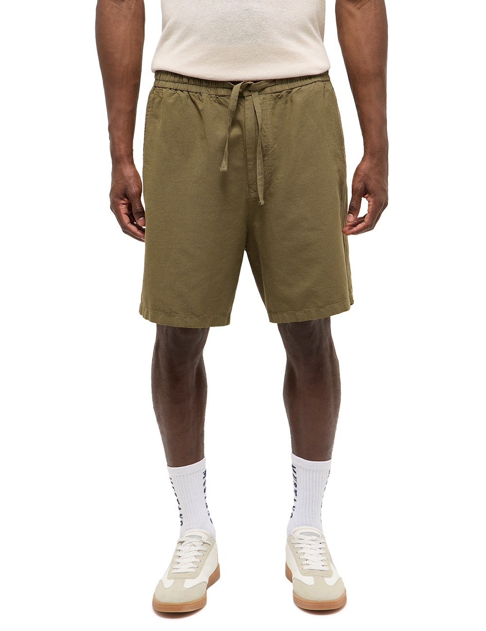 MUSTANG Shorts »Herren Style Linen Jogger Shorts«