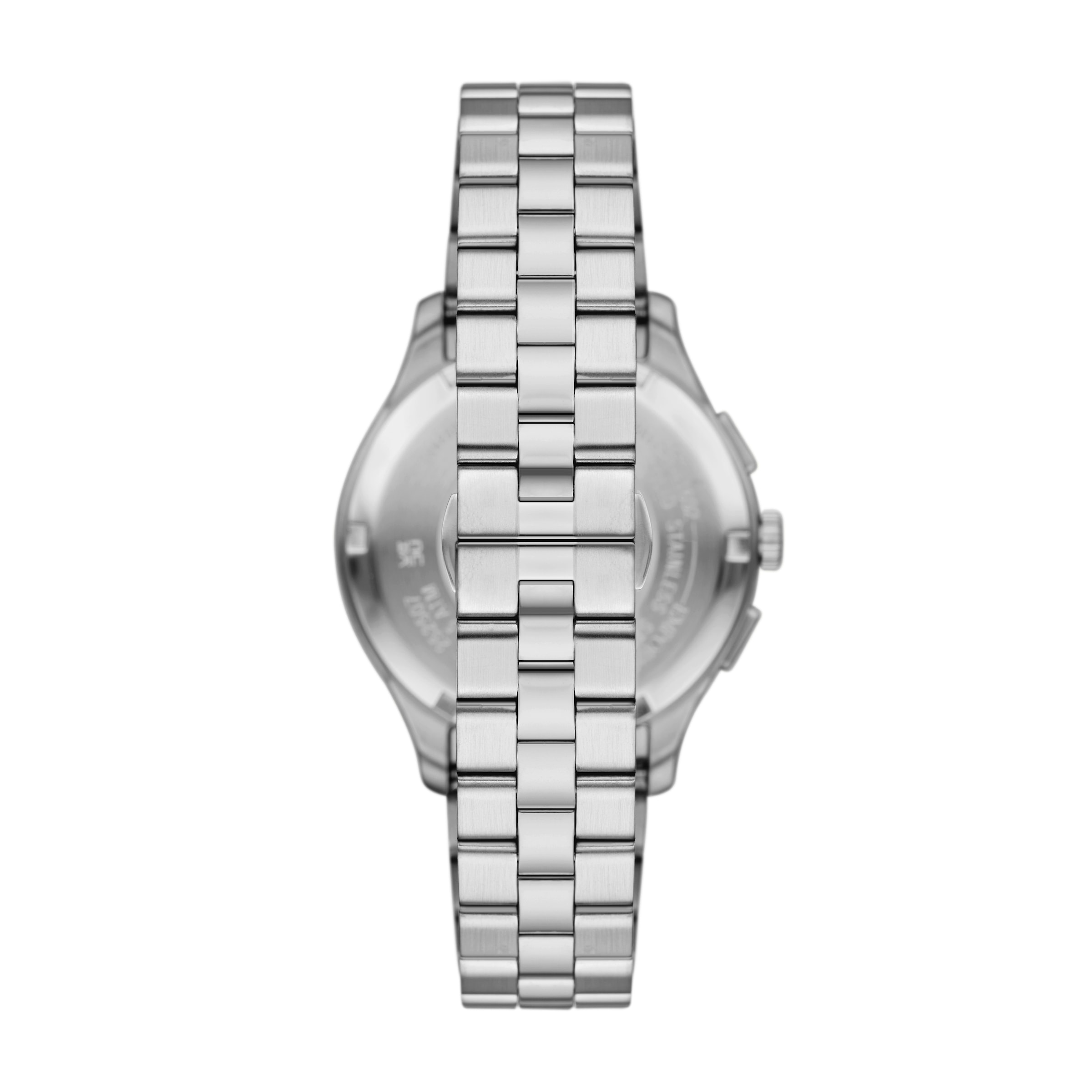 Emporio Armani Chronograph Quarzuhr, Armbanduhr, Herrenuhr, Edelstahlarmband, analog, Tag