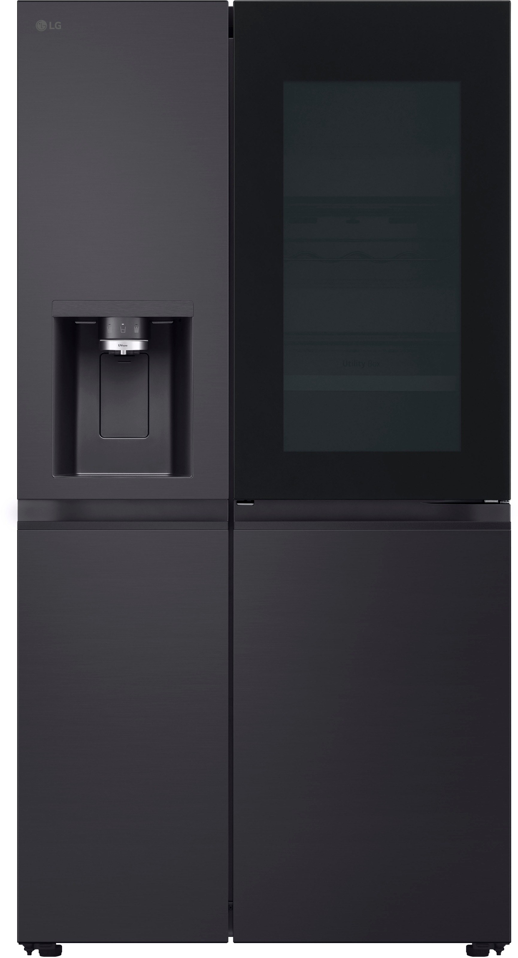 LG Side-by-Side X-Serie »GSXE90EVAD«, großes Wein- und Flaschenregal