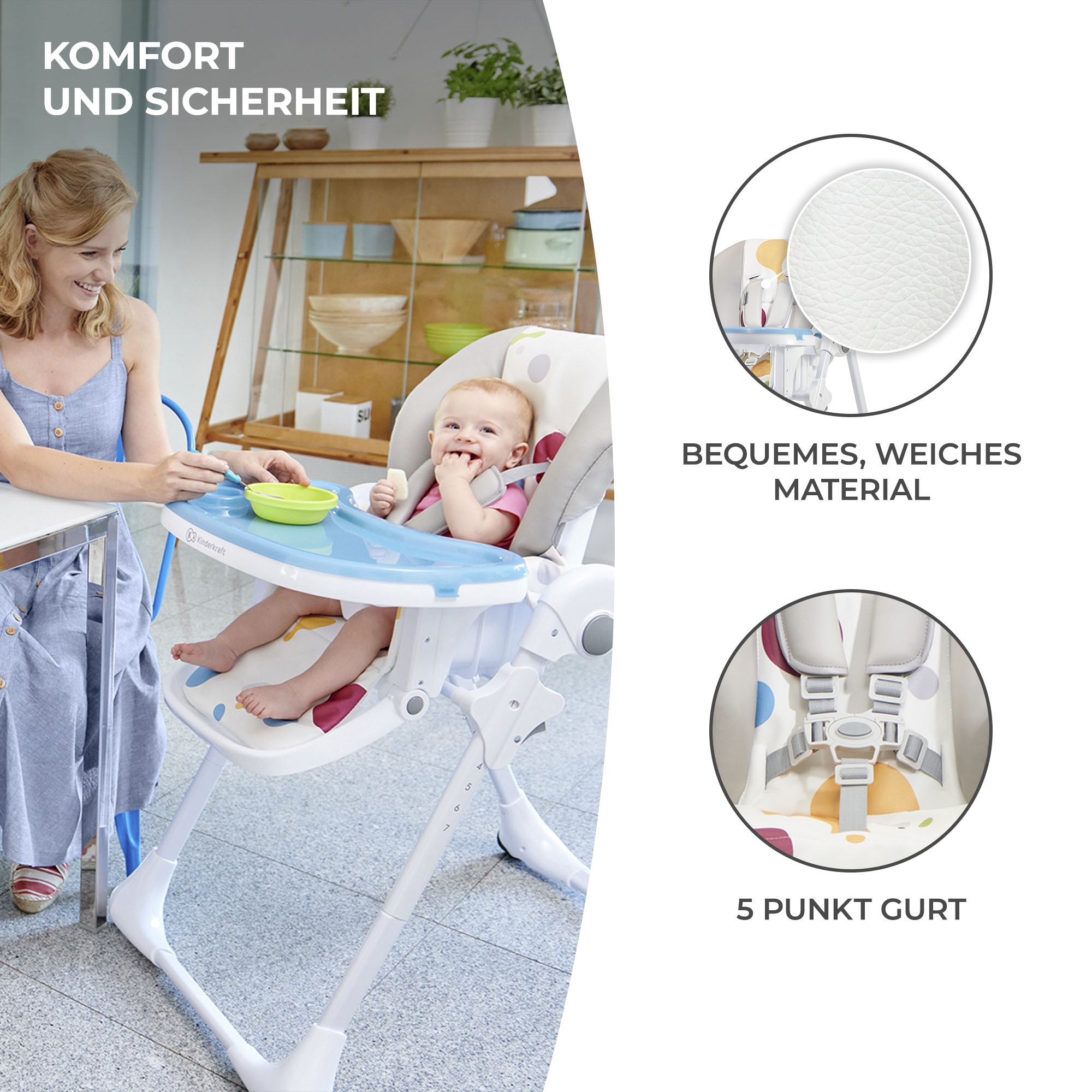 Kinderkraft Hochstuhl »YUMMY« ()