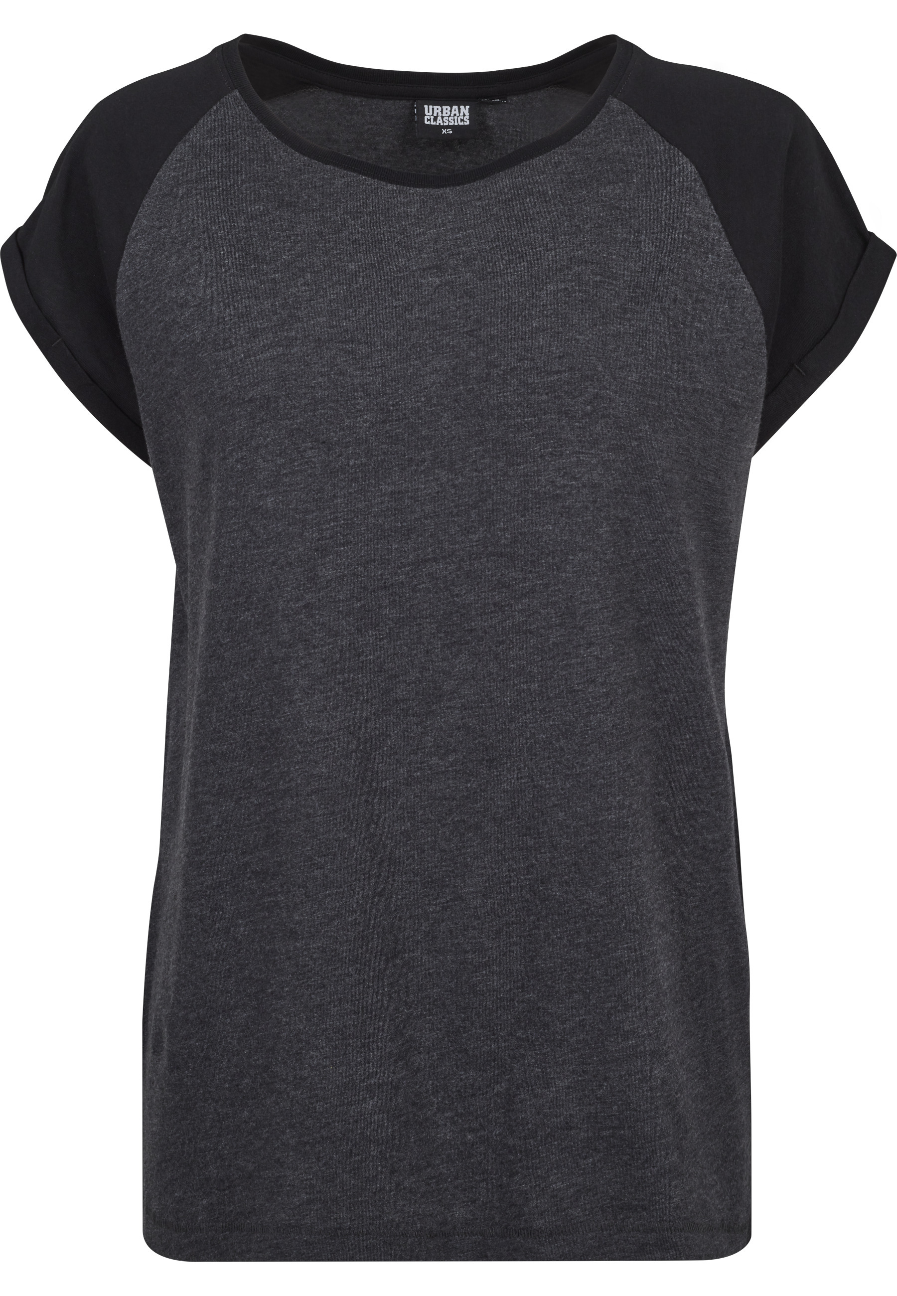 URBAN CLASSICS Kurzarmshirt "Urban Classics Damen Ladies Contrast Raglan Tee" 1