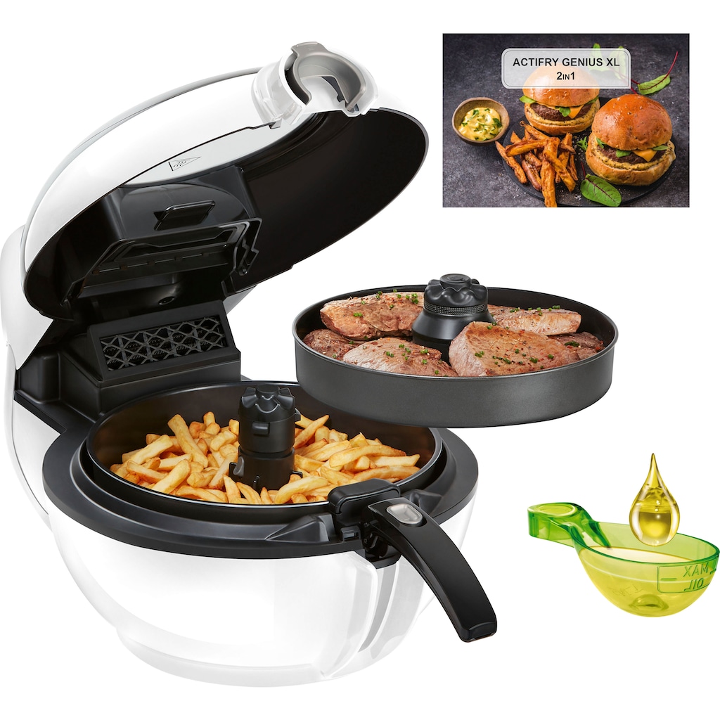 Tefal Heißluftfritteuse »YV9700 ActiFry Genius XL 2in1«, 1500 W, Kapazität 1,7 kg, inkl. Rührarm, 9 aut. Programme, gesund Frittieren