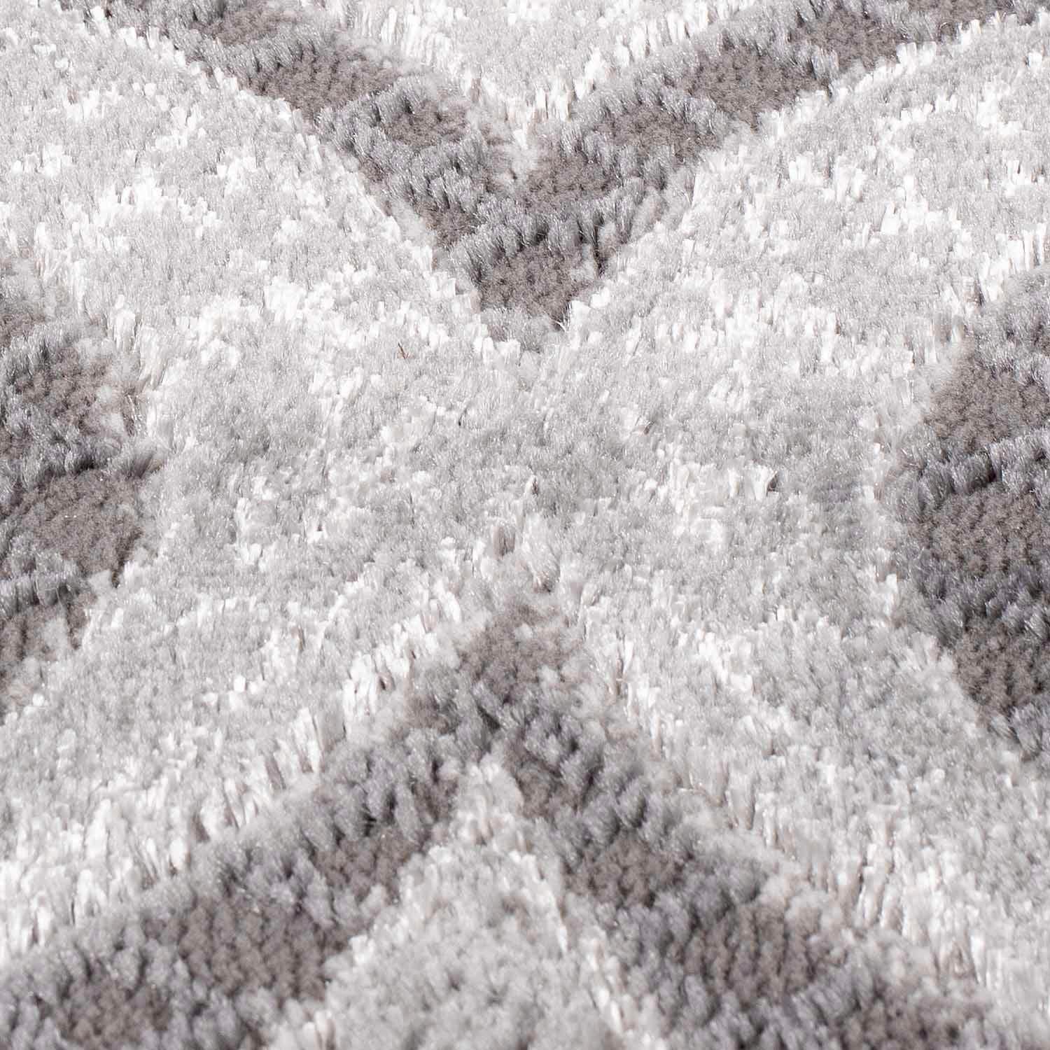 Carpet City Teppich »Platin 7741«, rechteckig, Kurzflor, Ornamente, Glänzend durch Polyester