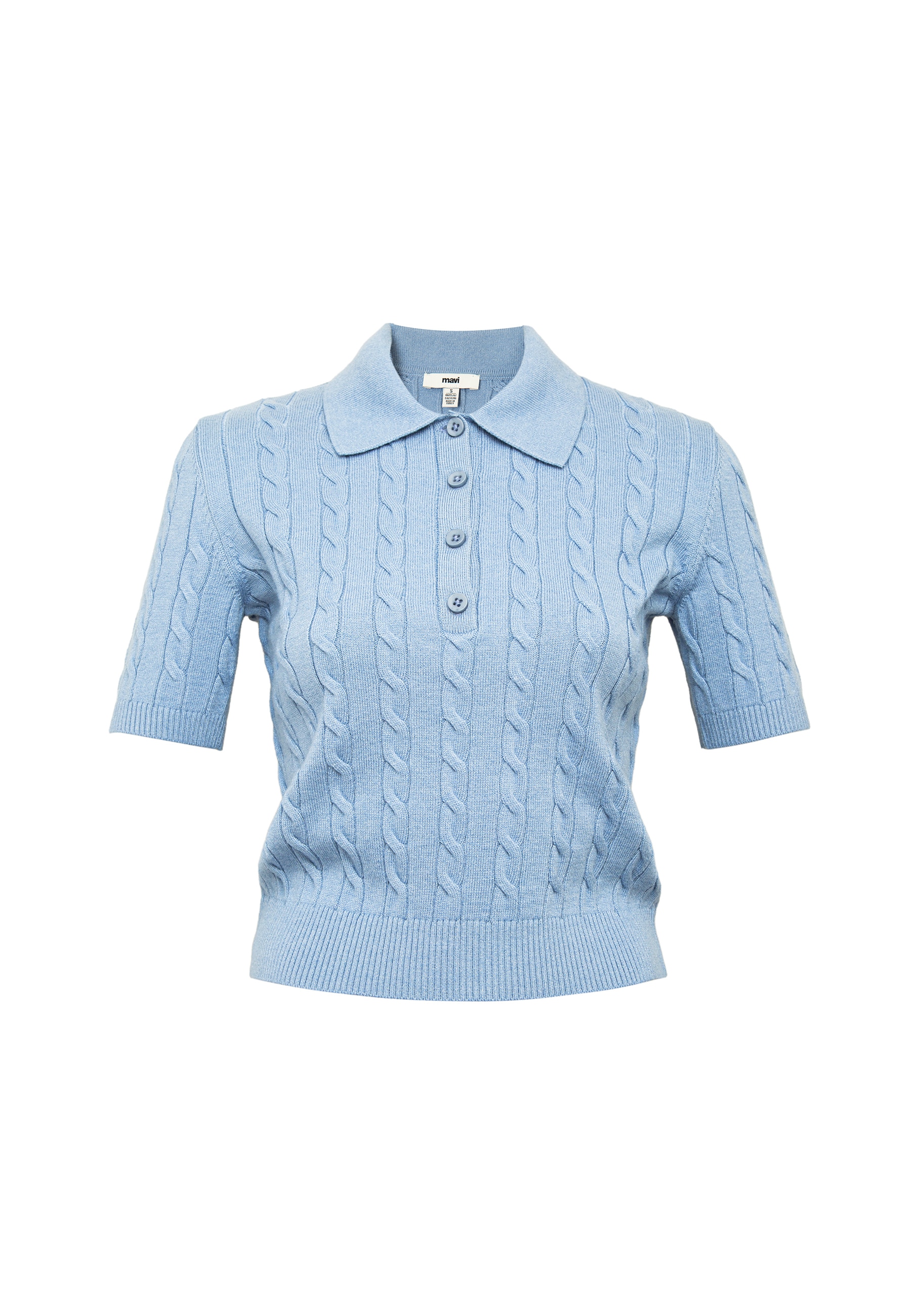 Mavi Polokragenpullover »POLO COLLAR SWEATER« Top Strick