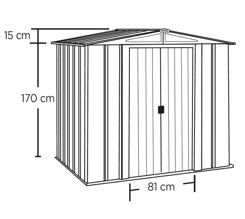 SPACEMAKER Gerätehaus, Metall