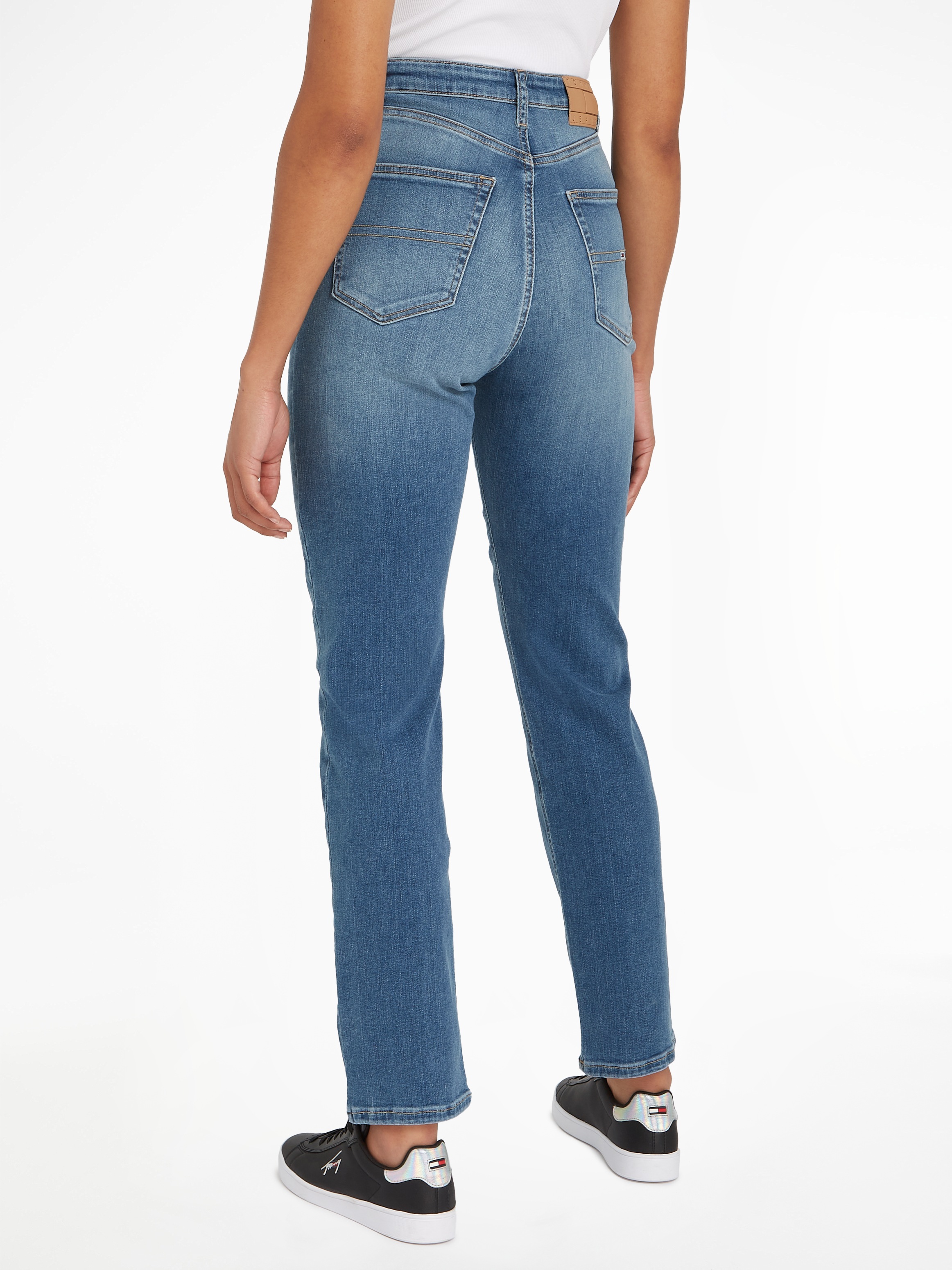 Tommy Jeans Straight-Jeans "Tommy Jeans JULIE - High Waist - Straight Jeans günstig online kaufen