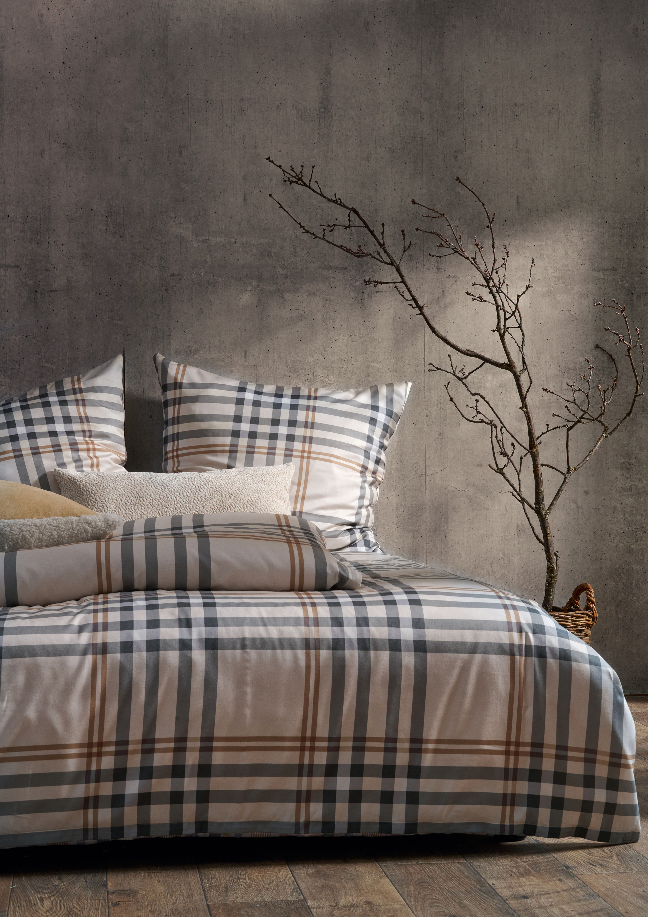 APELT Bettwäsche "Jeremy" 2 Bettwäsche-Set mit Reißverschluss, Baumwoll-Satin, Digitaldruck