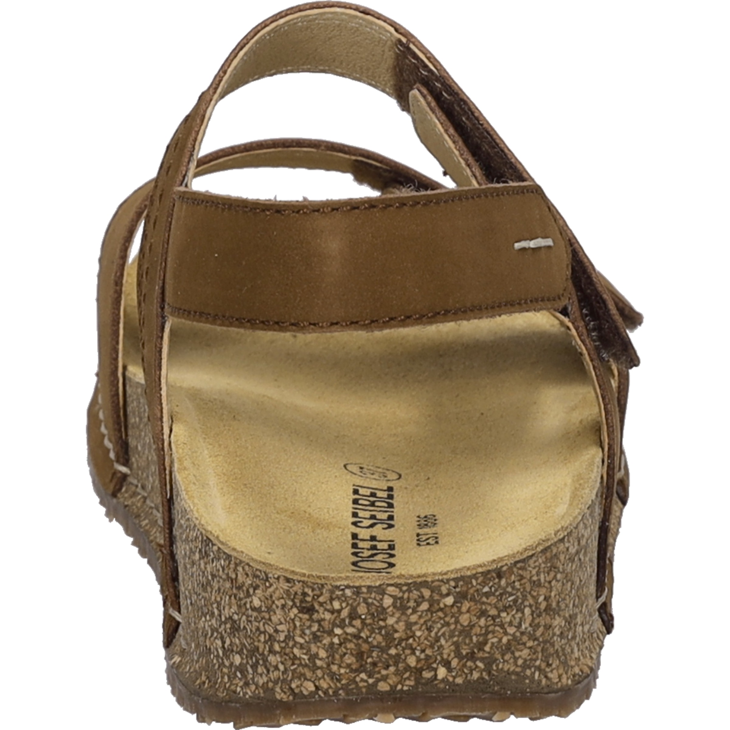Sandale JOSEF SEIBEL "Hannah 02, castagne", Damen, Gr. 38, braun (castagne), Obermaterial: 100% Rindsleder Leather cow., Schuhe Sandale 3