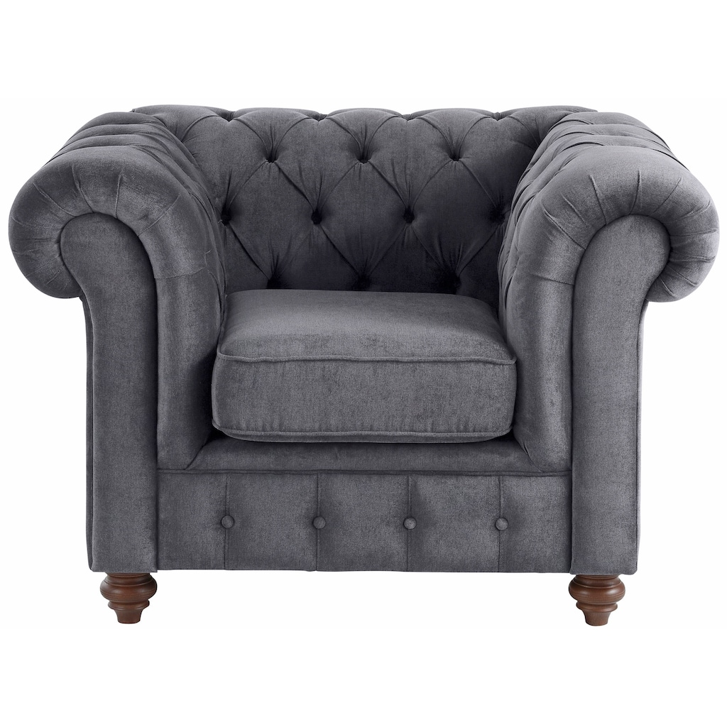 Home affaire Sessel »Chesterfield B/T/H: 105/69/74 cm«