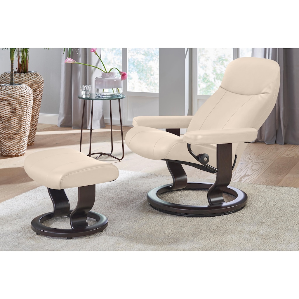 Stressless® Relaxsessel »Garda«, (Set, Relaxsessel mit Hocker)