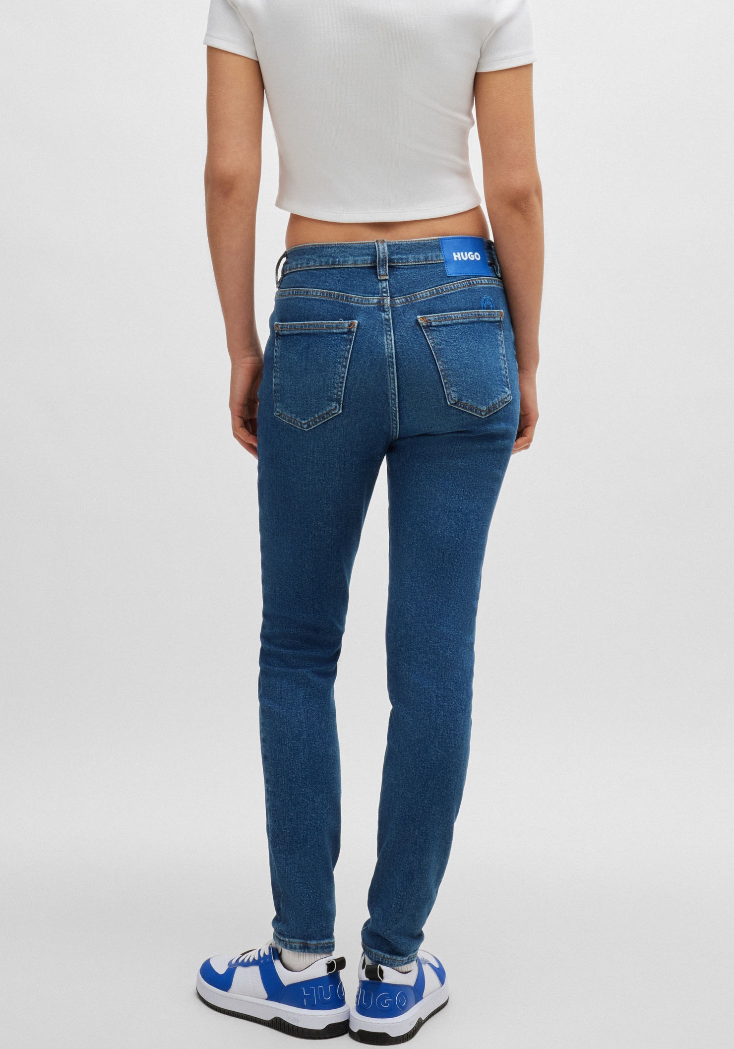 HUGO Blue Skinny-fit-Jeans "Malu", Skinny Fit mit mittlerer Leibhöhe günstig online kaufen