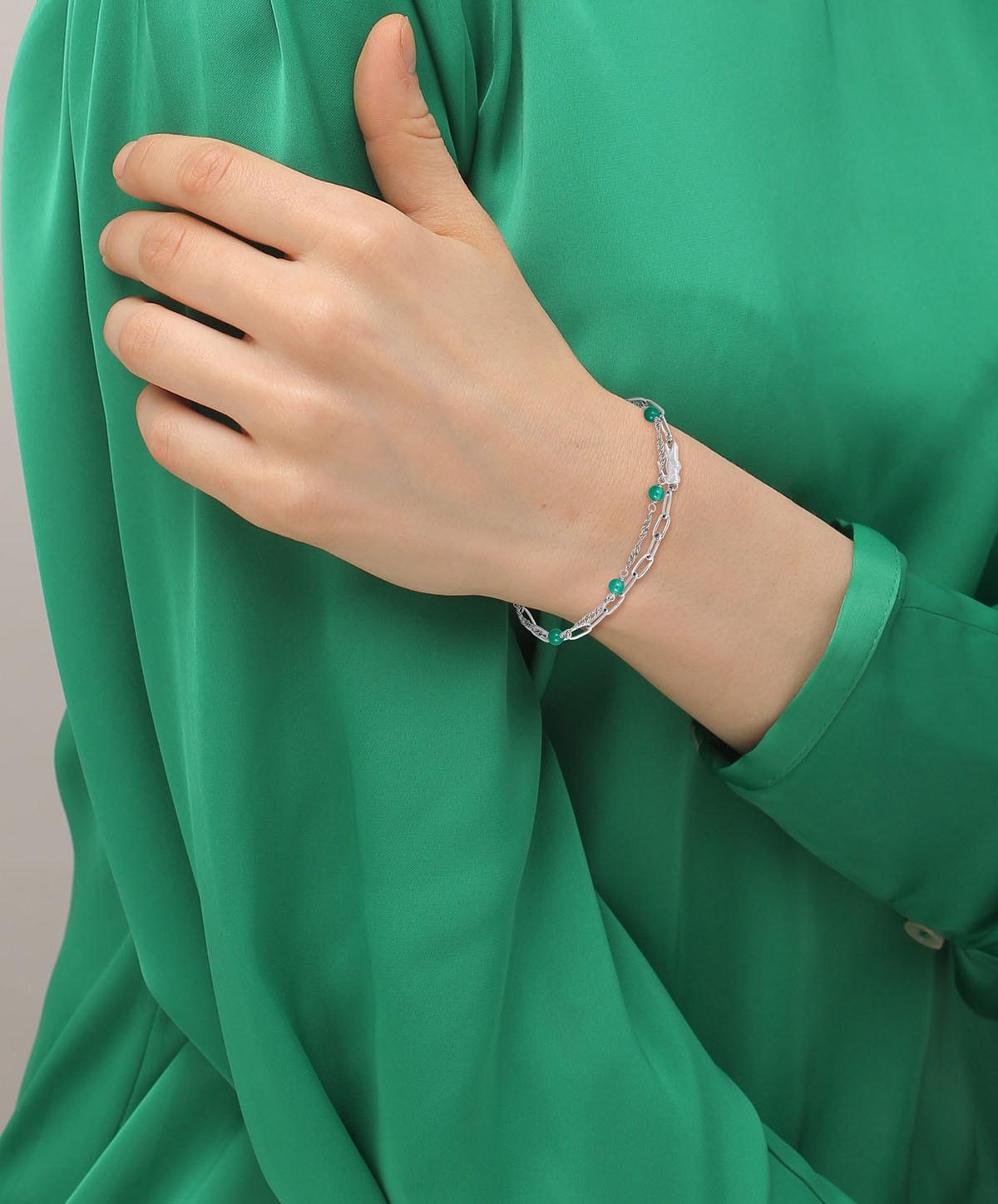 Lacoste Gliederarmband »DEVA, 2040457, 2040458«, mit Agate oder Onyx