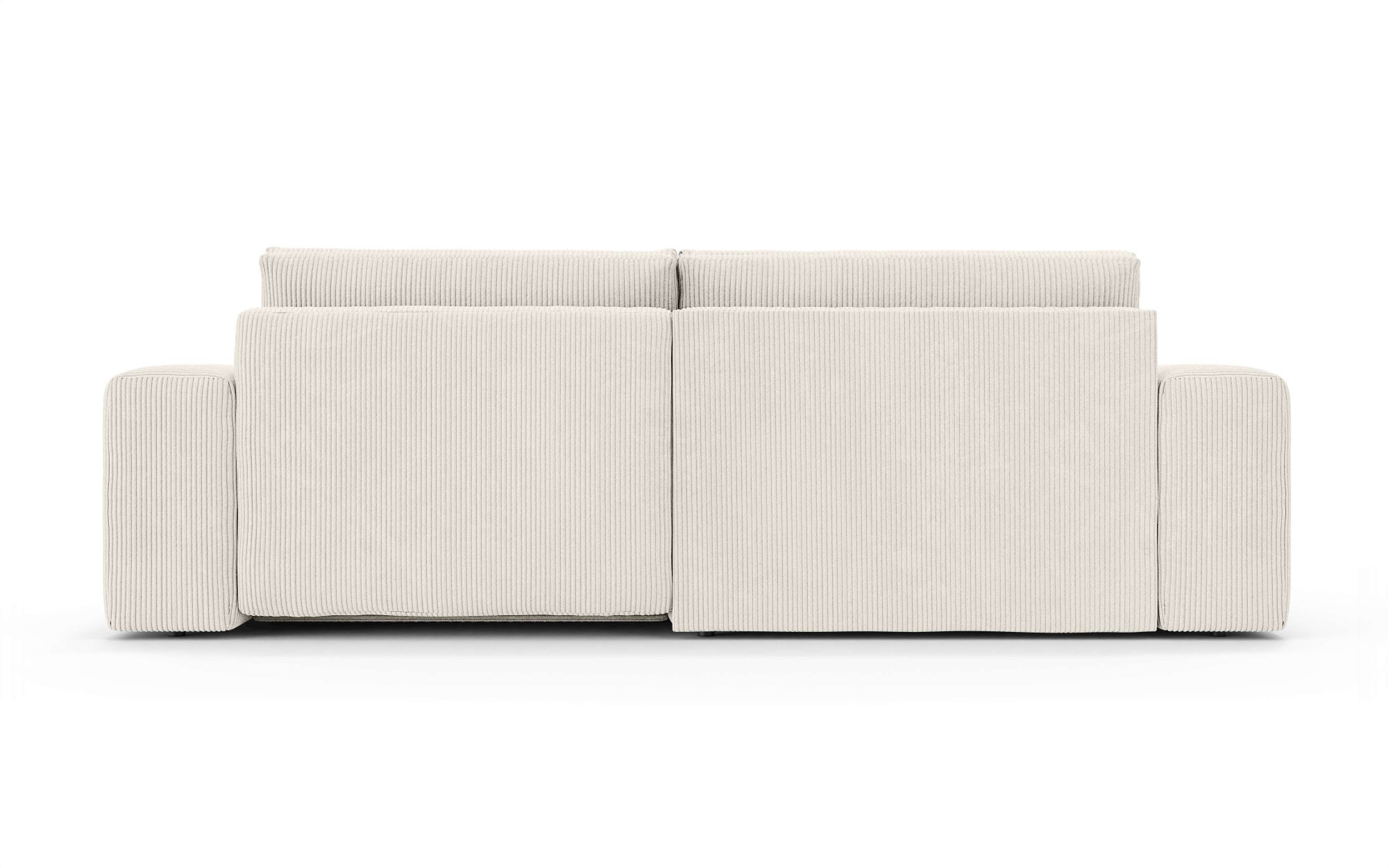 OTTO home Ecksofa »MATTS Schlafsofa mit Bettkasten, Maße B/T/H: 265/159/89 cm«, L-Form mit Recamiere rechts oder links, hoher Sitzkomfort