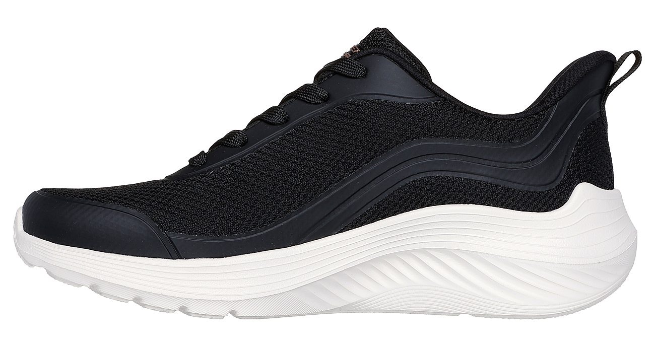 Skechers Sneaker »BOBS SQUAD WAVES-STILL WADING«, Trainingsschuh, Freizeitschuh mit Strech-Schnürsenkeln zum Schlupfen