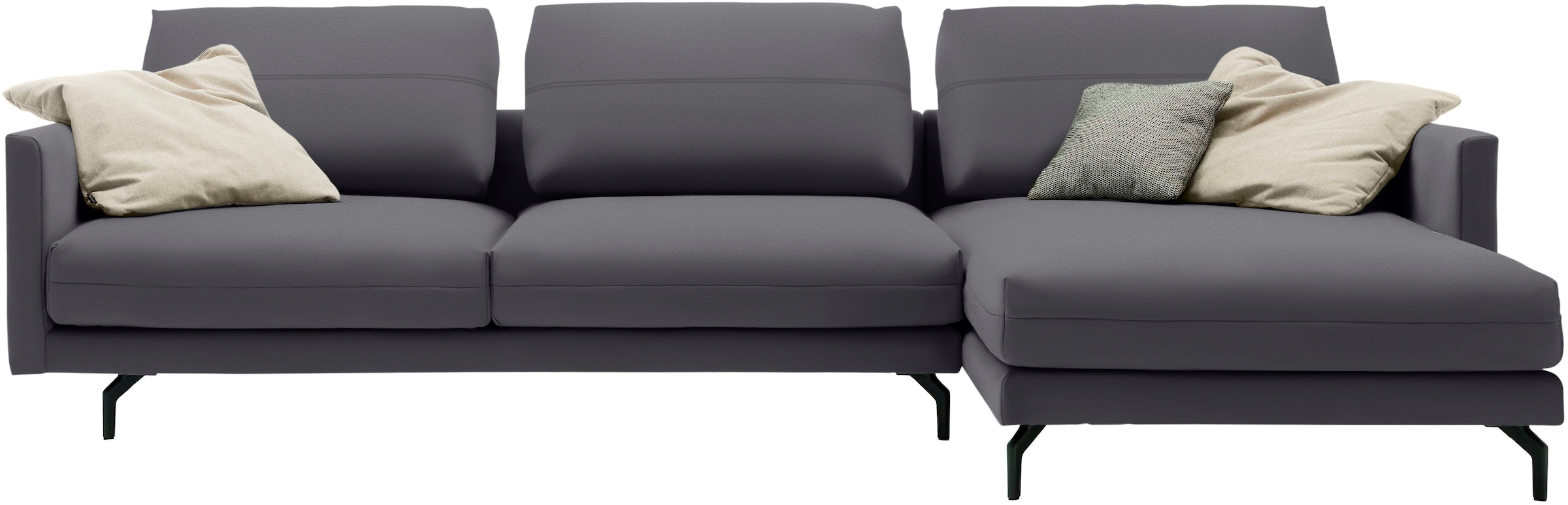 Creation BY ROLF BENZ Ecksofa »CR.414, Designecksofa, Polsterecke, L-Form«, wahlweise aus feinstem Rindsleder oder hochwertigem Chenille