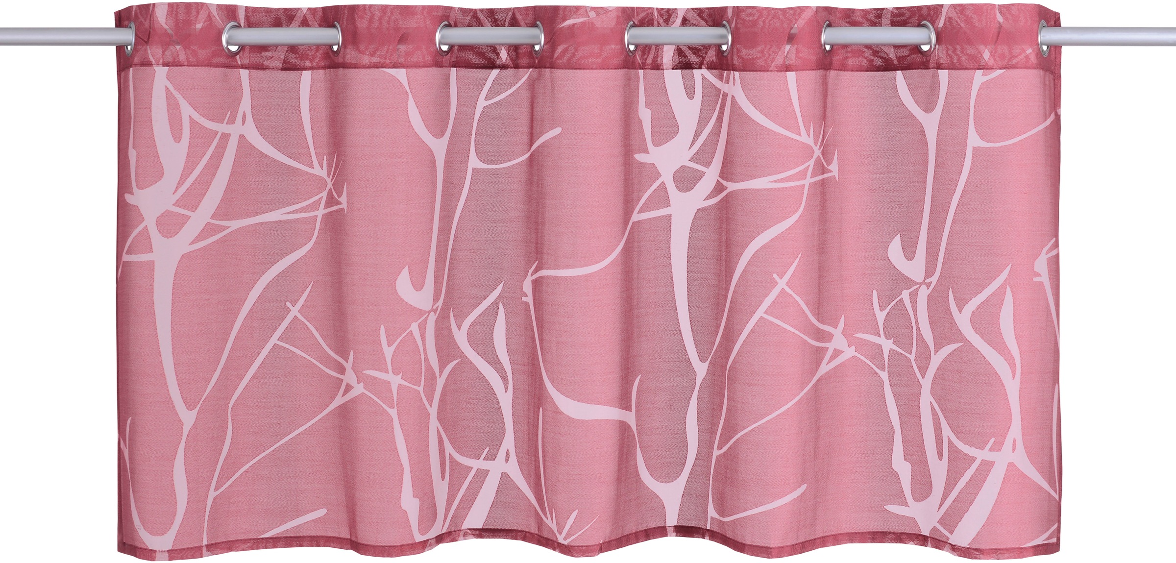 my home Scheibengardine "Anna" Ösen 1 Stk. tlg. Viskose & Polyester, Äste-M günstig online kaufen