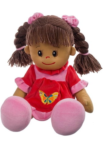 Stoffpuppe »Poupetta Lucy mit braunem Haar 50 cm«