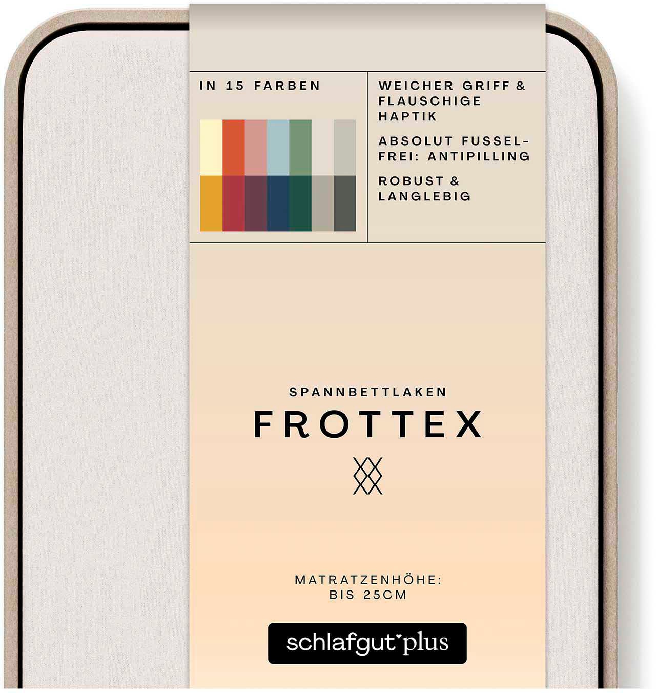 Schlafgut Spannbettlaken »Frottex«, 100% Frottee