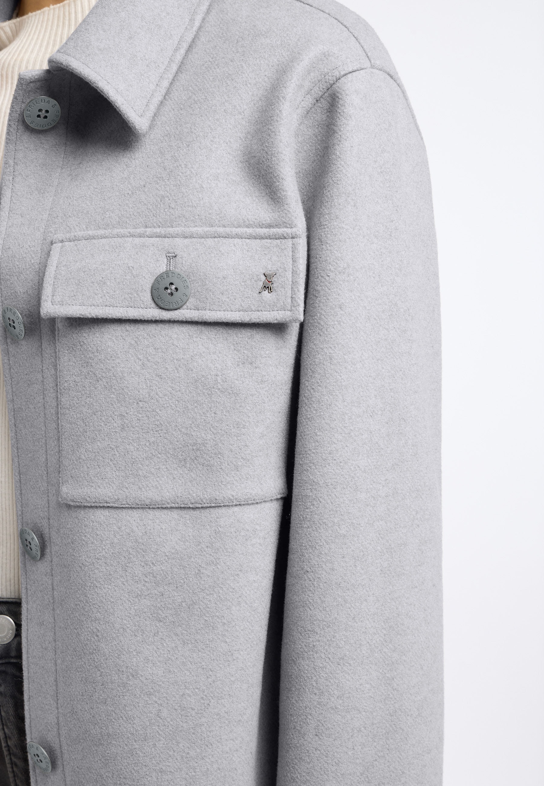Frieda & Freddies Blouson »Wool Shirt / Maylinda«