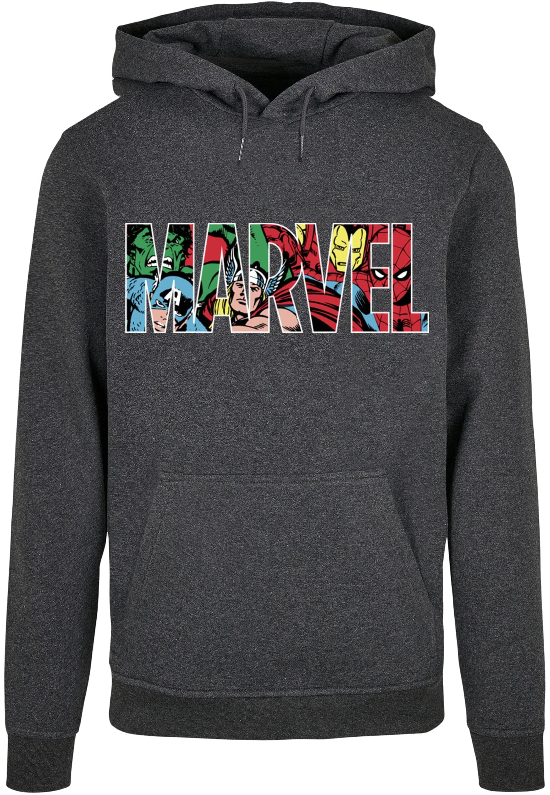 Kapuzensweatshirt »ABSOLUTE CULT Herren Marvel Logo Character Infill Hoody«