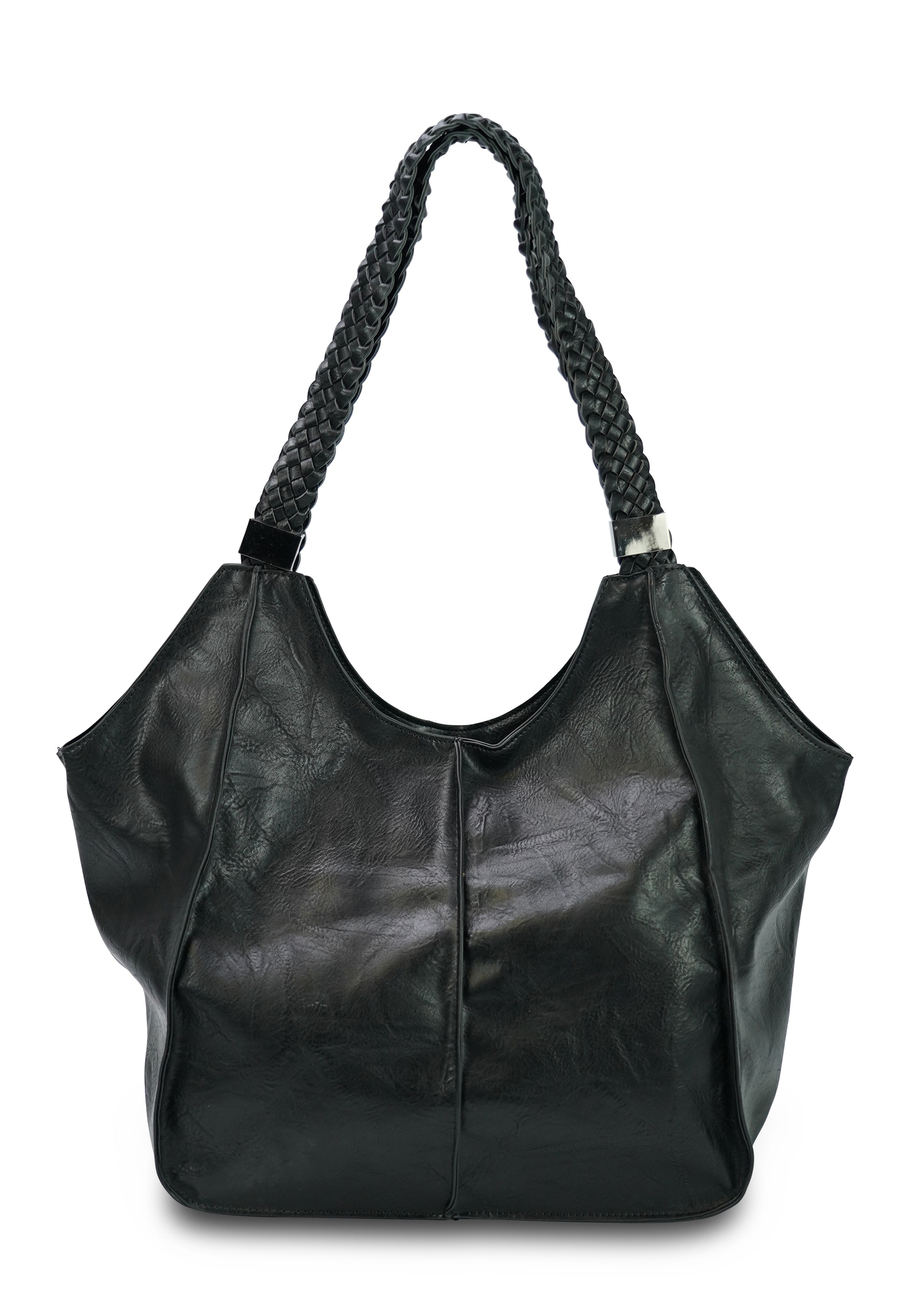 Harpa Schultertasche "ZOELLA" mit geflochtenen Henkeln