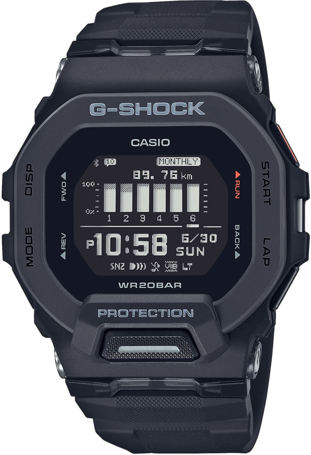 Smartwatch »GBD-200-1ER«, (Armbanduhr, Herrenuhr, Bluetooth, Schrittzähler,...