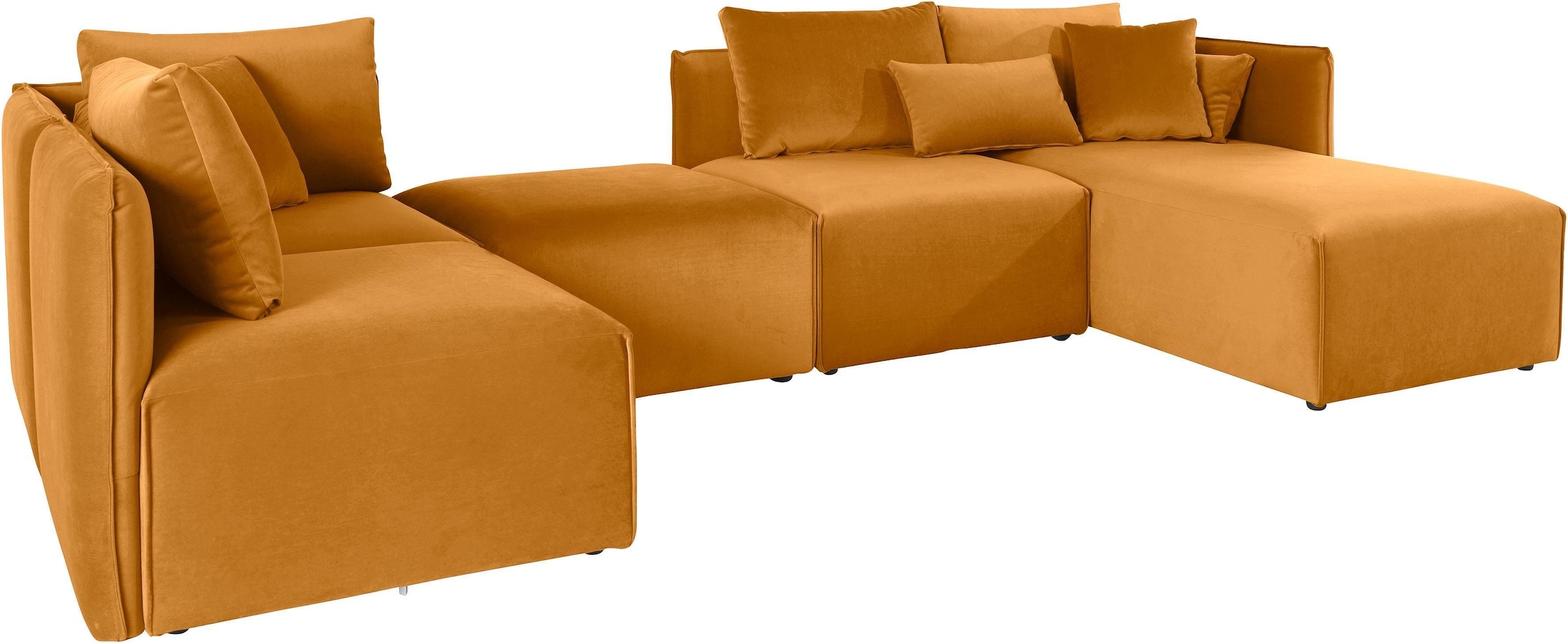 OTTO home Wohnlandschaft "Nöre U-Form" 5 Teile, in vielen Bezugsqualitäten günstig online kaufen