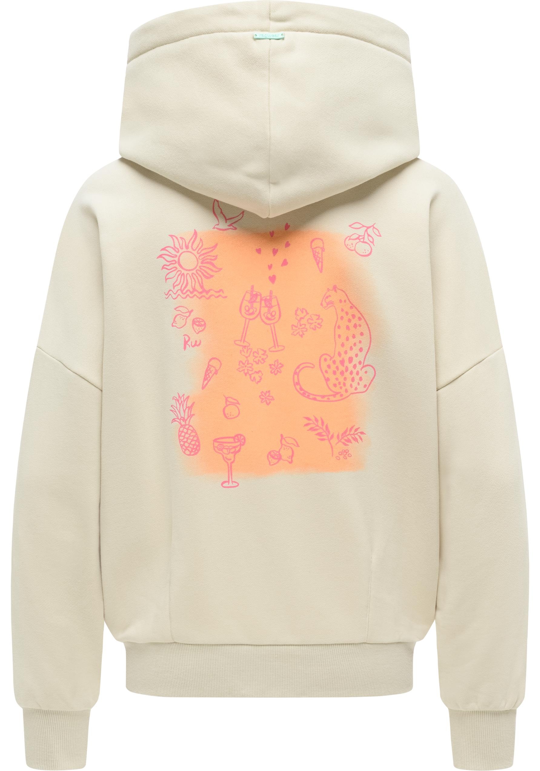 Thumbnail - Ragwear Kapuzenpullover "Pirita PP" oversized Damen Hoodie mit Print-Akzenten