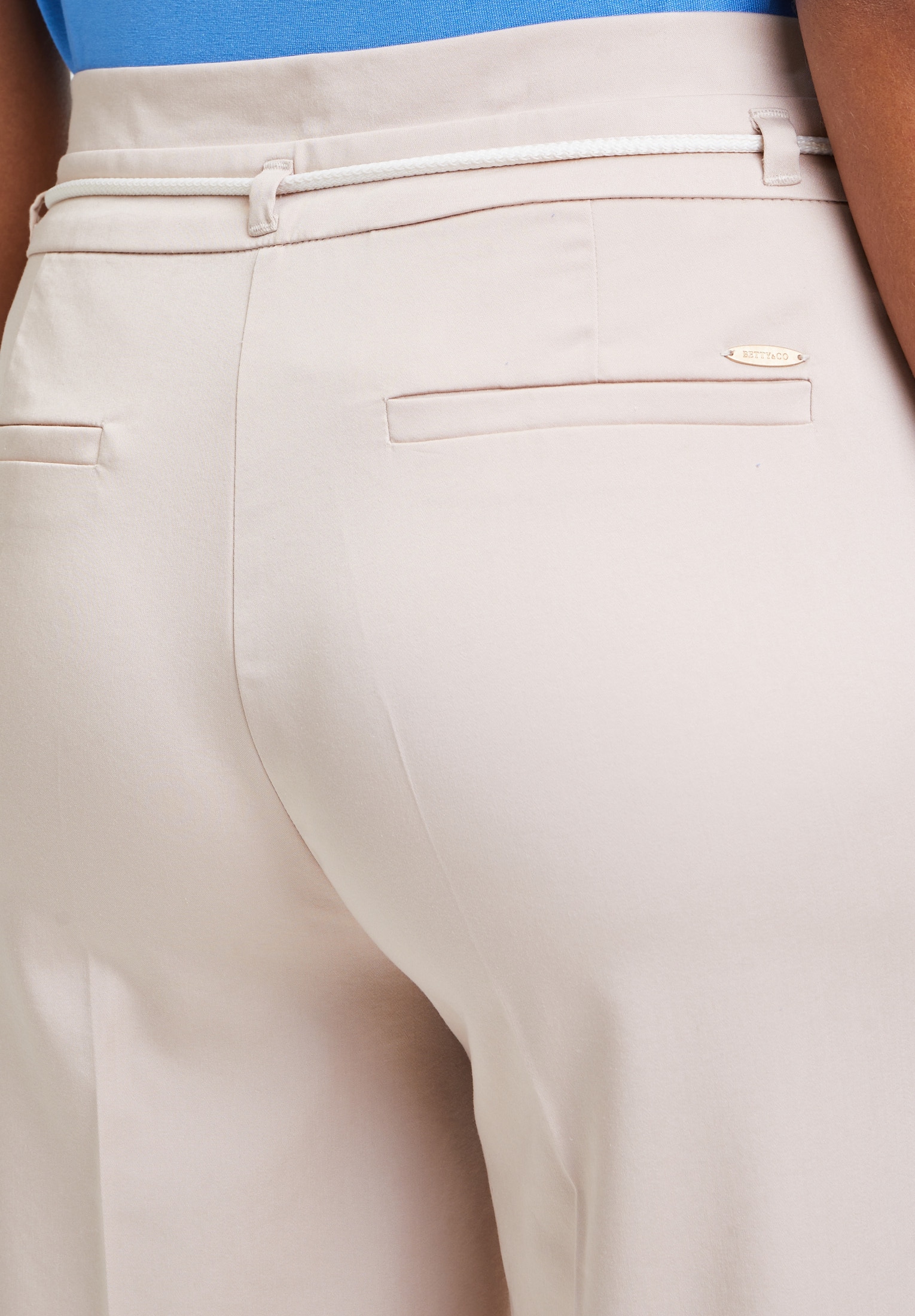 Betty&Co Anzughose »Betty & Co Damen Anzughose mit Bindegürtel«, Bindeband