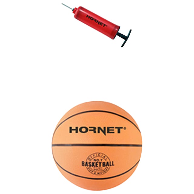 bis »Hornet Hornet St., Pumpe), mit höhenverstellbar Basketballständer 205 cm | 3 und Hudora by 205«, (Set, Basketballständer mobil, BAUR Ball