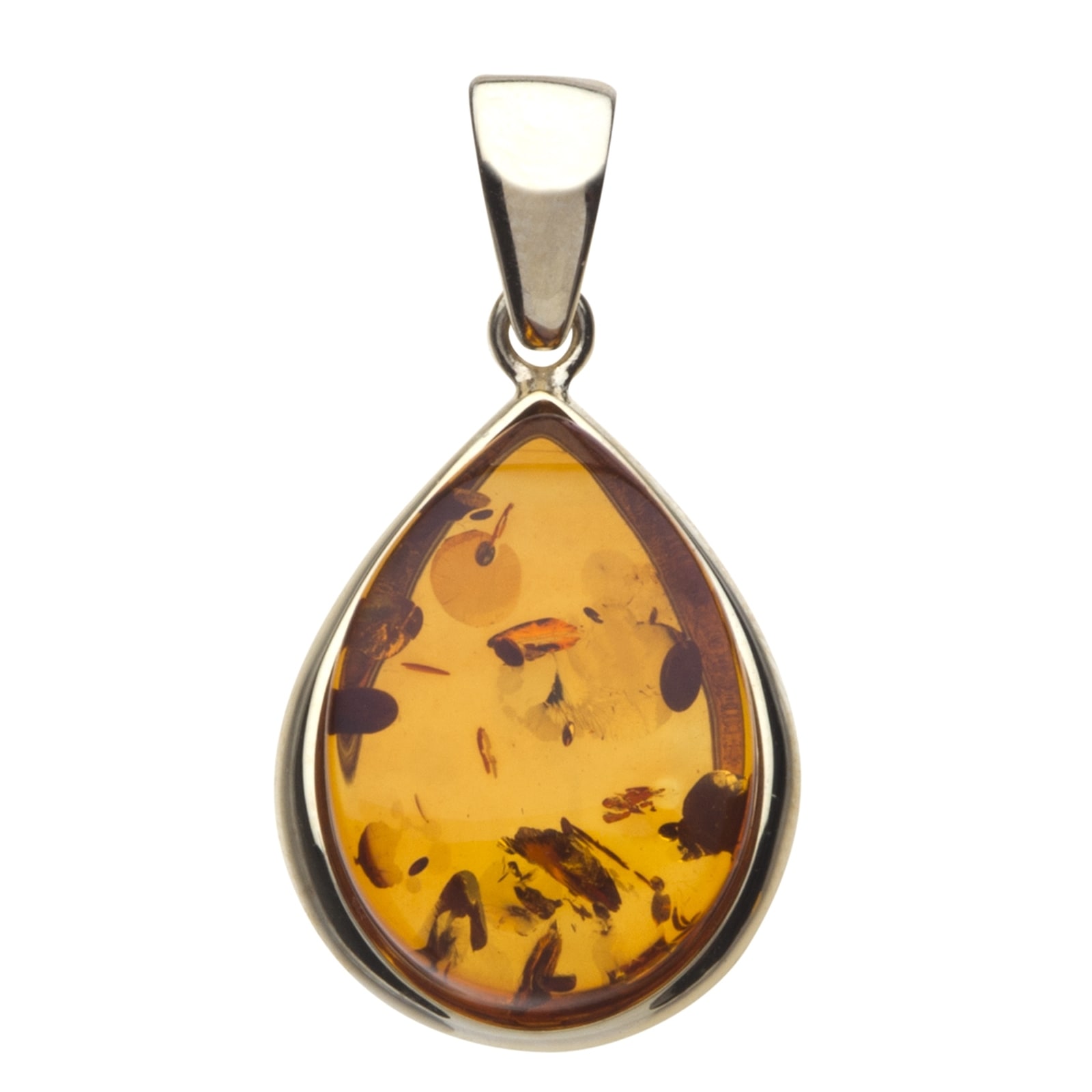 Kettenanhänger OSTSEE-SCHMUCK "Ostsee-Schmuck Anhänger Classic 16x12 mm", gelb, Schmuckanhänger, Damen, 31 x 16mm, Gelbgold 333, 3,3 g, Kettenanhänger