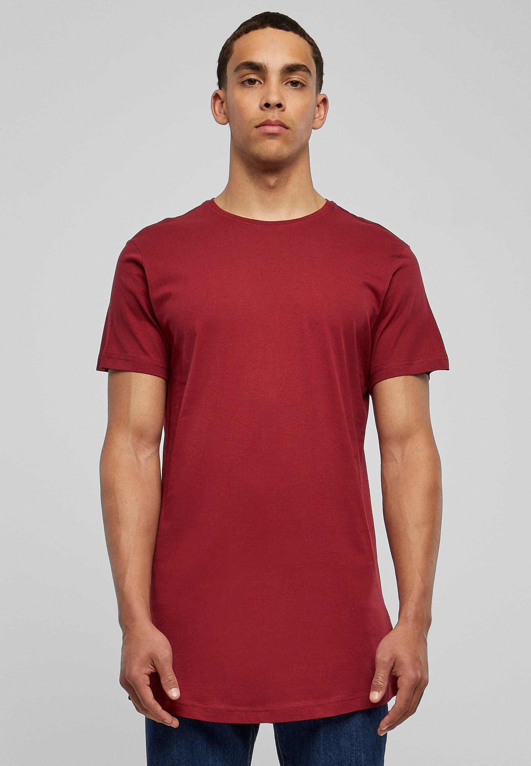URBAN CLASSICS Kurzarmshirt »Urban Classics Herren Shaped Long Tee«, (1 tlg.)