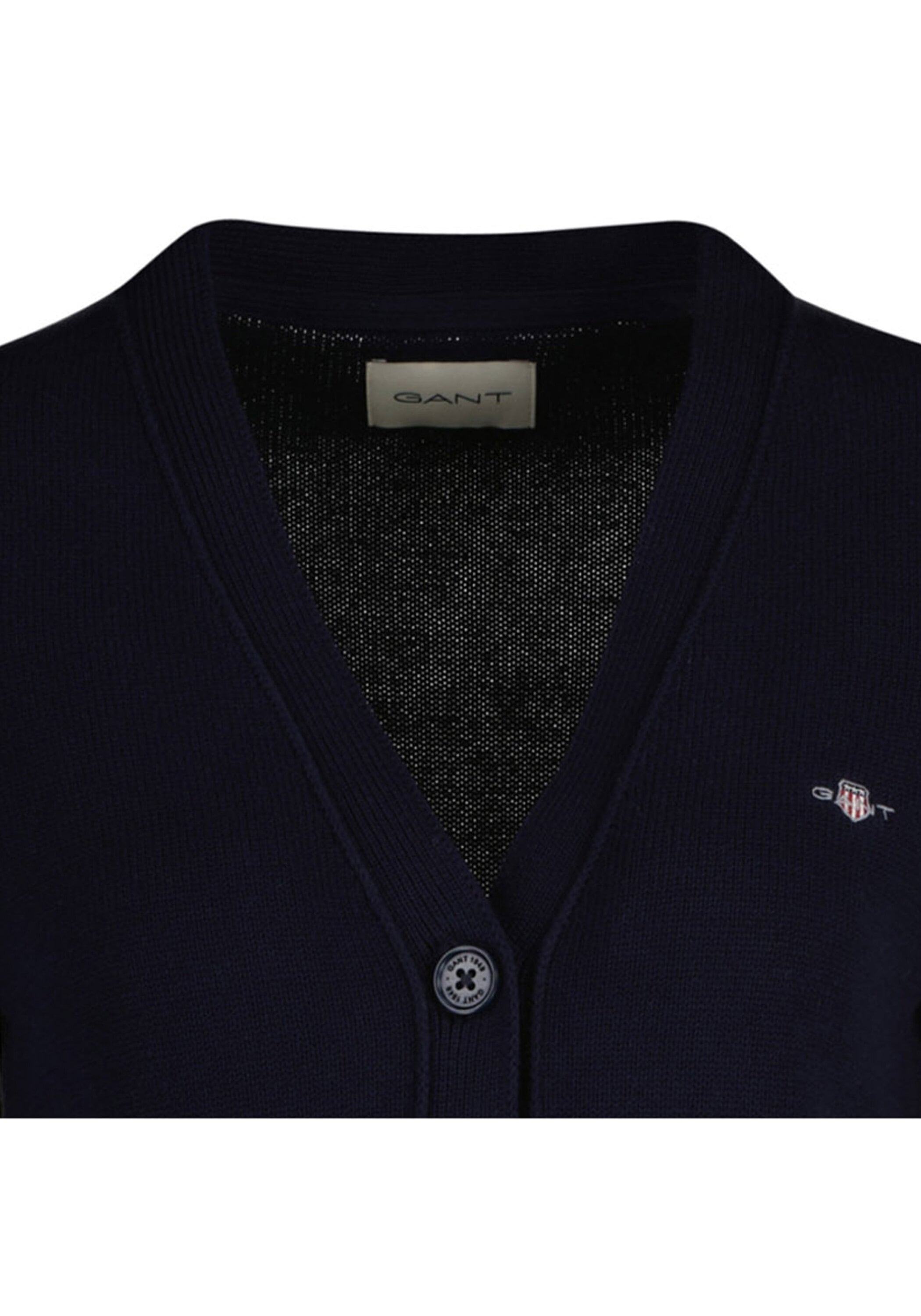 Gant Sweater »Strickjacke CLASSIC COTTON C-NECK«