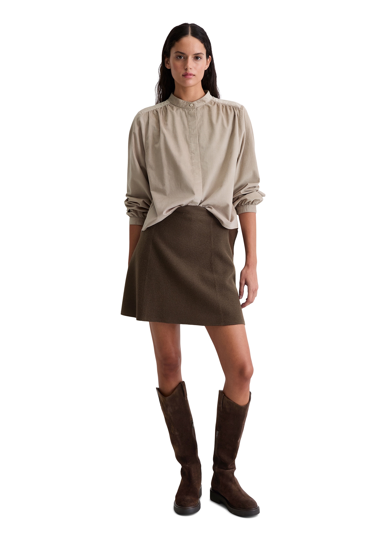 Marc O'Polo Langarmbluse »aus Organic-Cotton-Viskose-Mix«