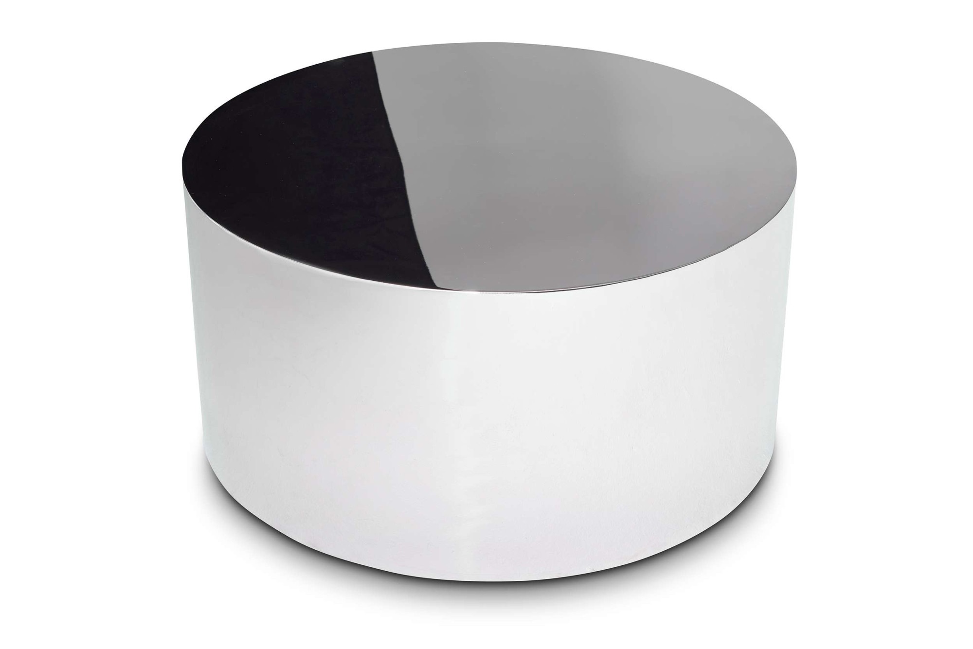 INNOVATION LIVING ™ Couchtisch »Tin Drum Tisch Ø40« 1 Stk. tlg. Minimalistisches Design, hochglanz Oberfläche