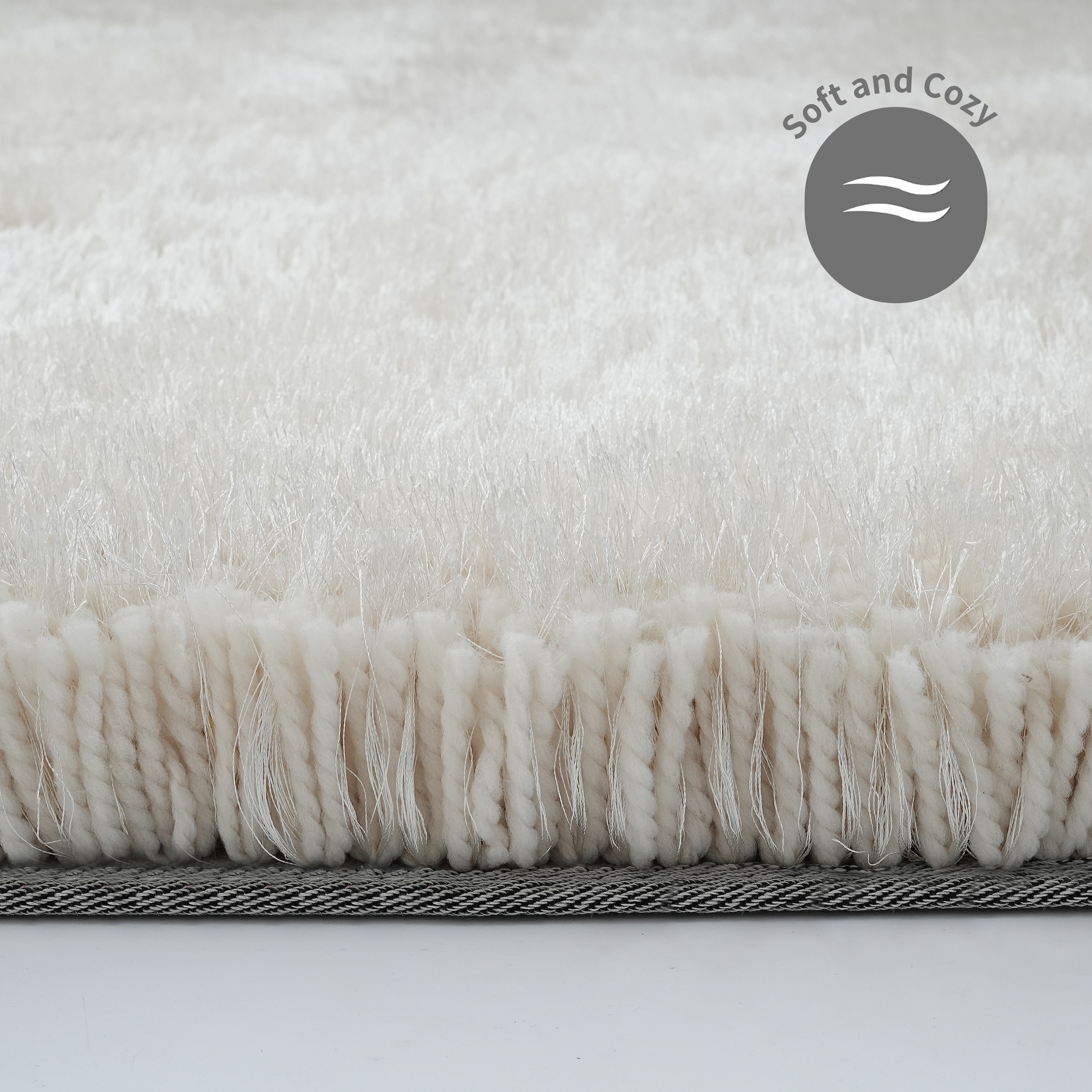 Guido Maria Kretschmer Home&Living Hochflor-Teppich »Micro exclusiv Teppich, sehr hoher Flor, weich durch Mikrofaser«, rechteckig, 78 mm Höhe, sehr weich, flauschig, uni, Wohnzimmer, Schlafzimmer, Kinderzimmer