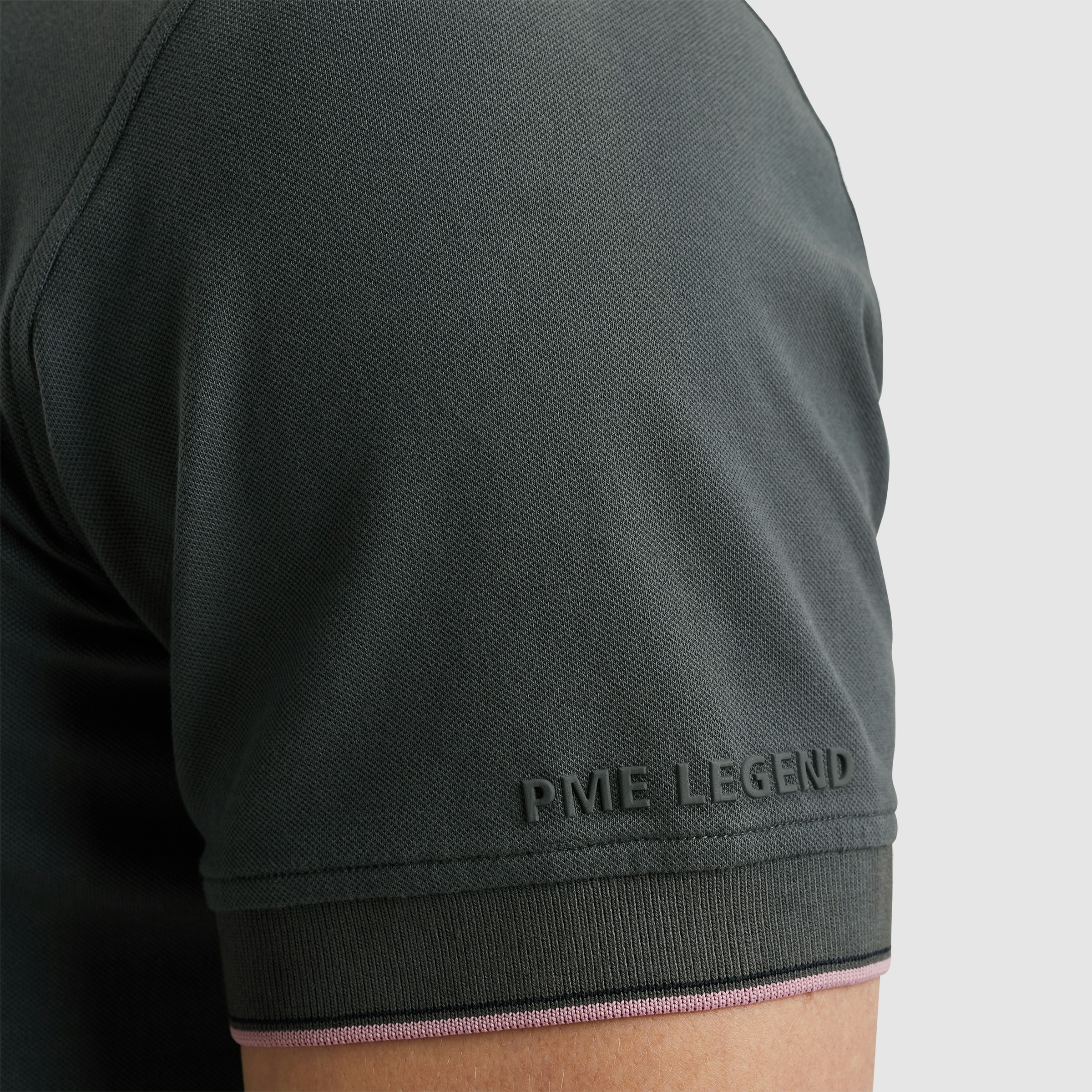 PME LEGEND Poloshirt »Short sleeve polo stretch pique package«, mit Schriftzug