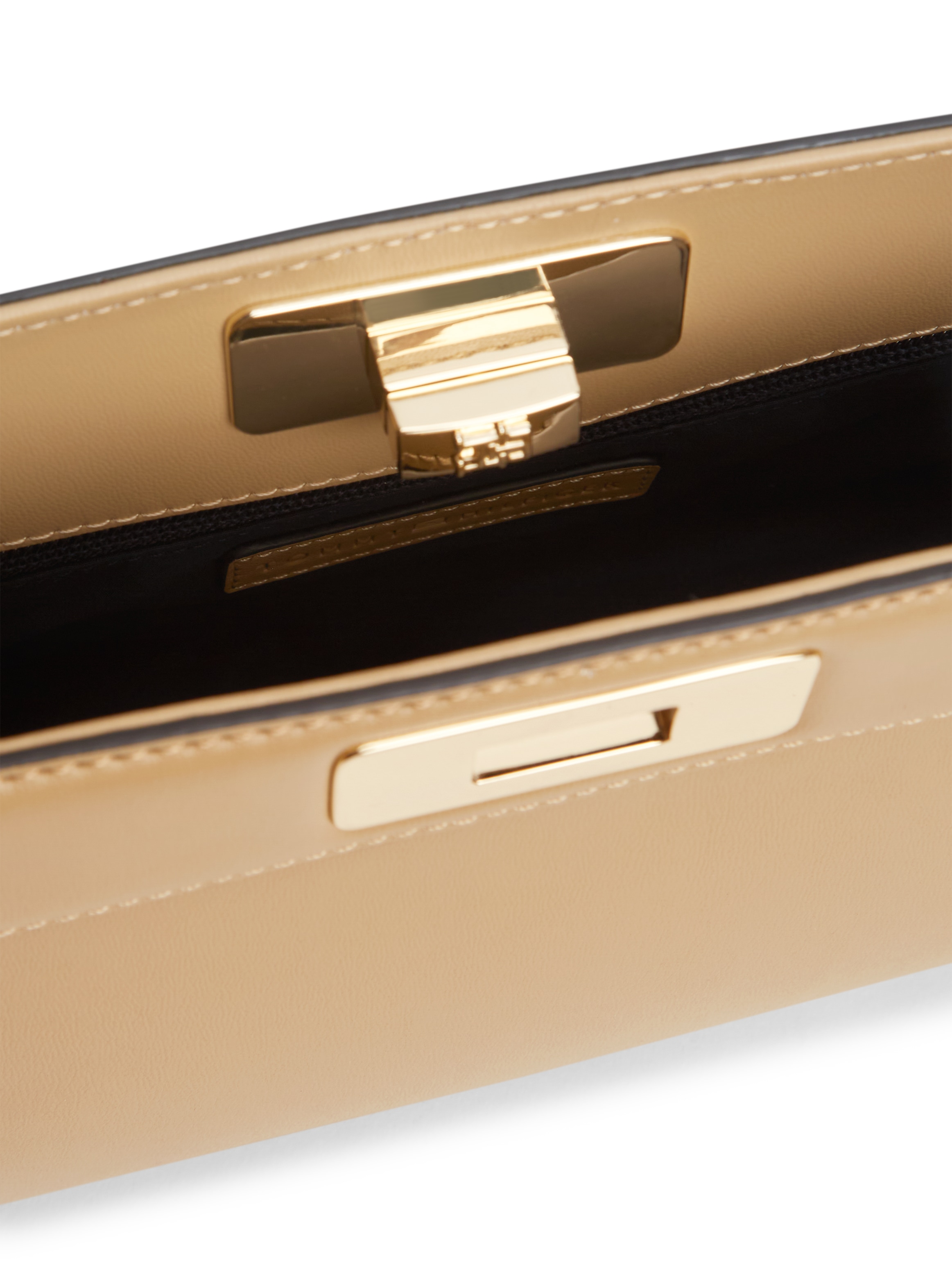 Tommy Hilfiger Clutch »TH MODERN CLUTCH« Damen Umhängetasche, Handtasche mit goldfarberem Umhängeriemen
