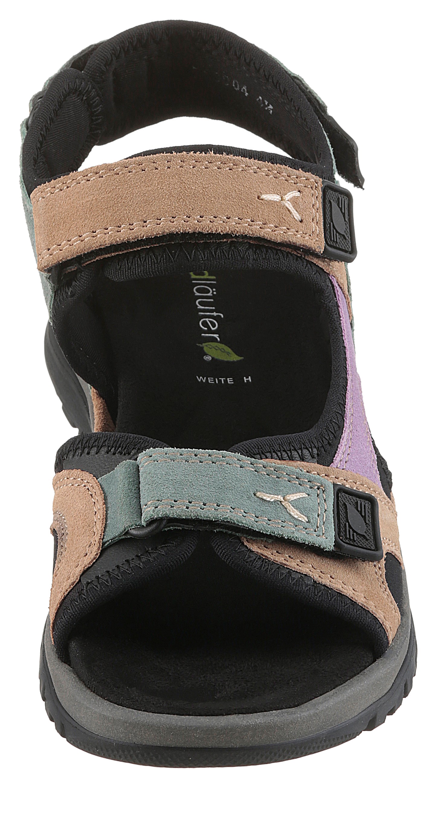 Waldläufer Trekkingsandale »H-SORA«, Outdoorsandale, Sommerschuh, Sandalette mit Klettverschlüsse, H-Weite