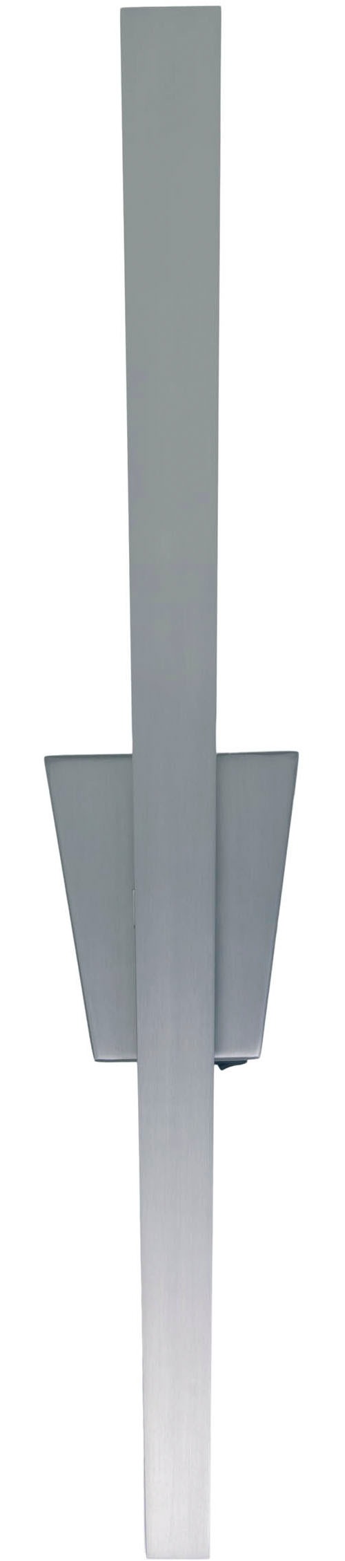 näve LED Wandleuchte »"TREVOR"«, 1 flammig, nickel-matt, trapezförmiger Baldachin, inkl. Kippschalter, Höhe 62cm
