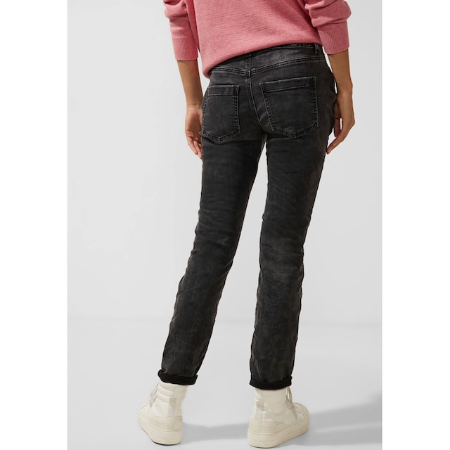STREET ONE High-waist-Jeans, mit formgebender Passe hinten und vorne für  bestellen | BAUR