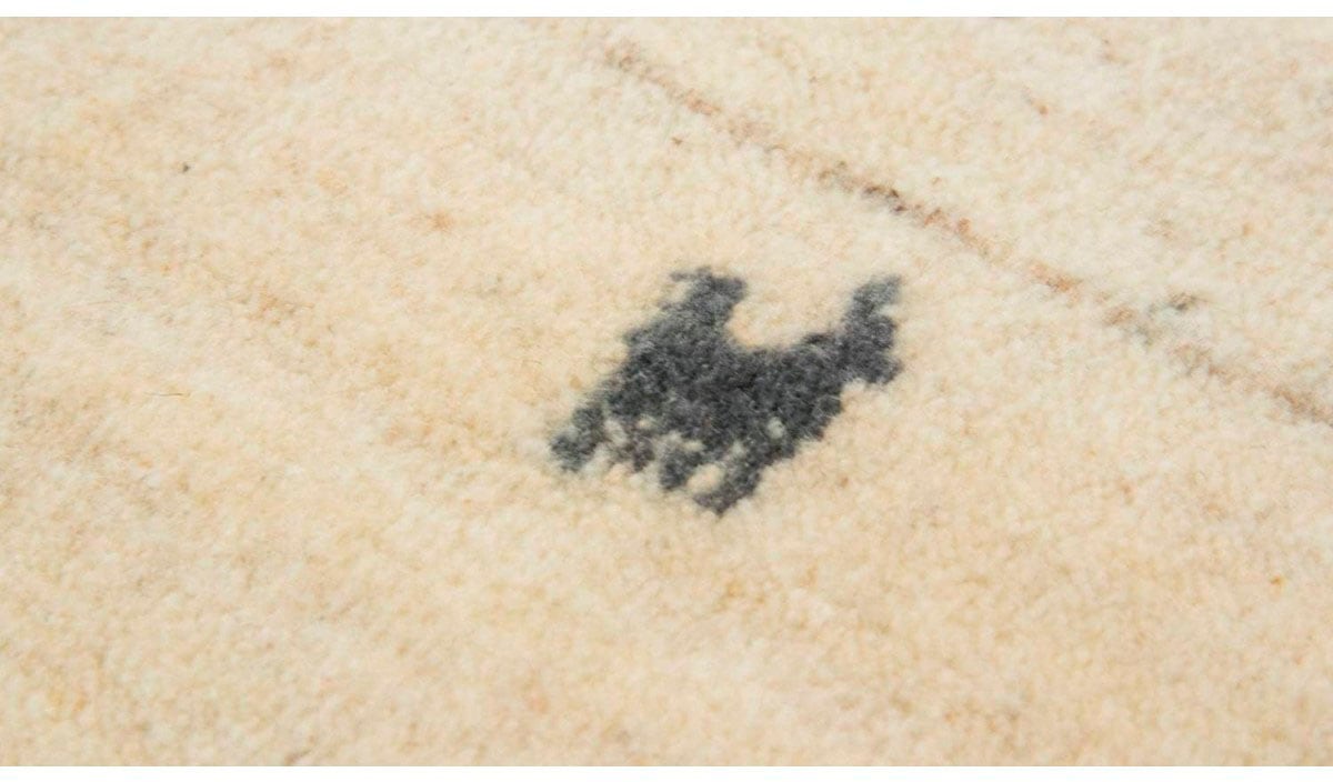 carpetfine Wollteppich »Gabbeh Uni, auch als Läufer erhältlich«, rechteckig, 15 mm Höhe, reine Wolle, handgewebt, Gabbeh Loom Tiermotiv, große Farbauswahl