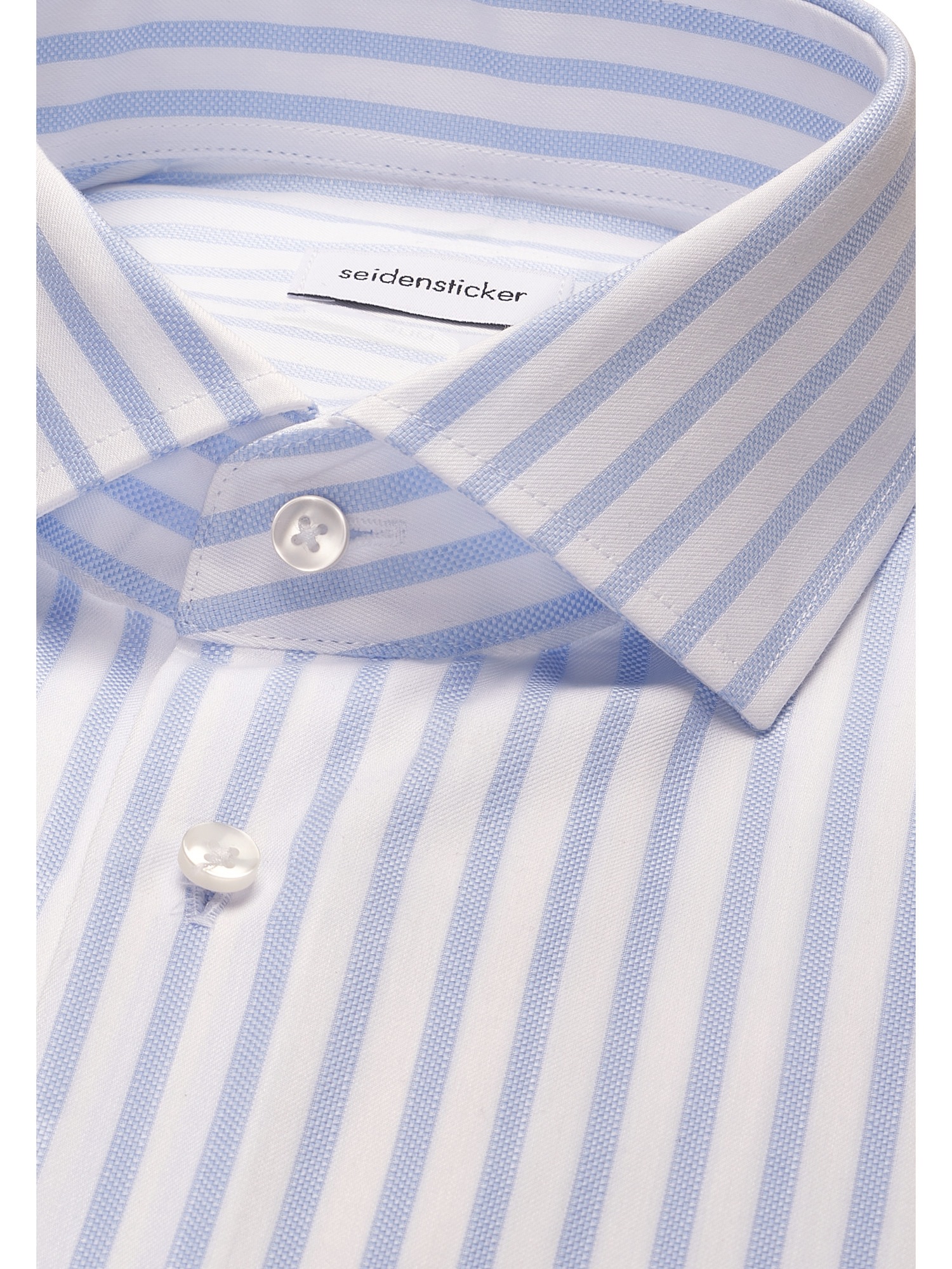 seidensticker Businesshemd »Schwarze Rose« Slim 1/1 Extra lang Kentkragen Gestreift