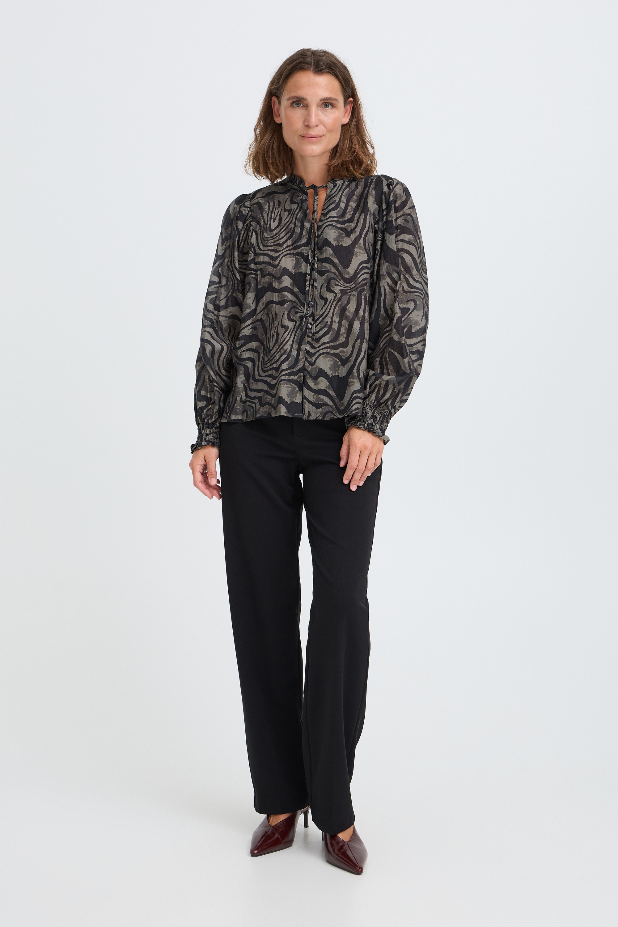 Pulz Jeans Langarmhemd »Damen Langarm PZESITA«